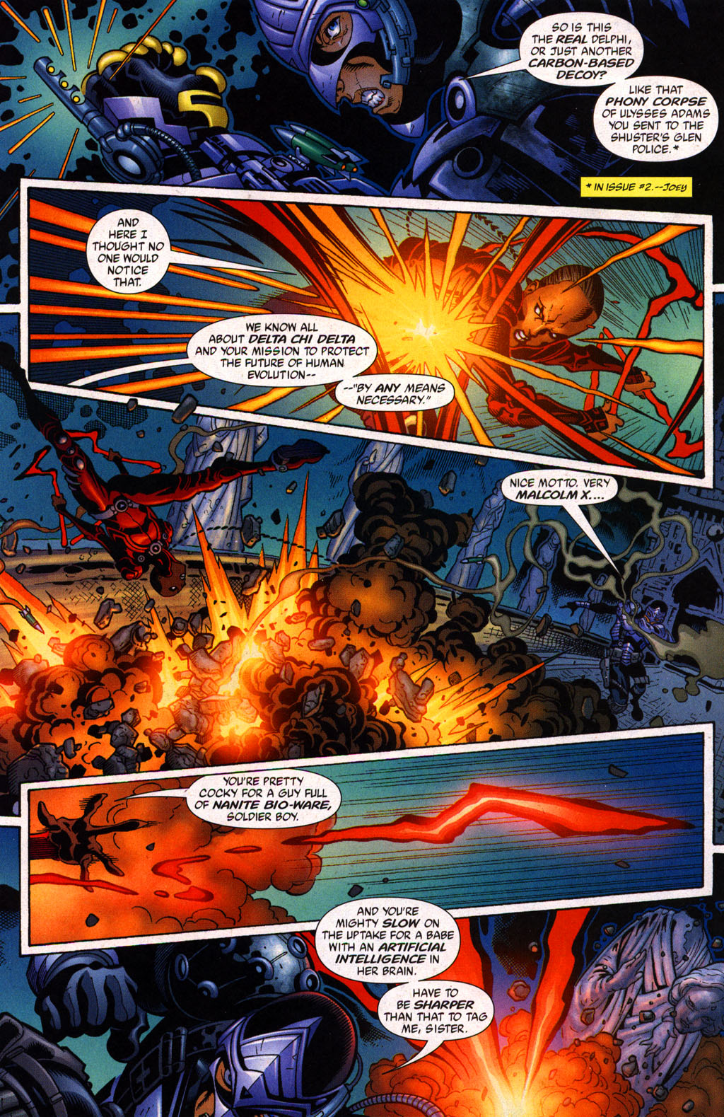 Read online The Human Race comic -  Issue #6 - 12