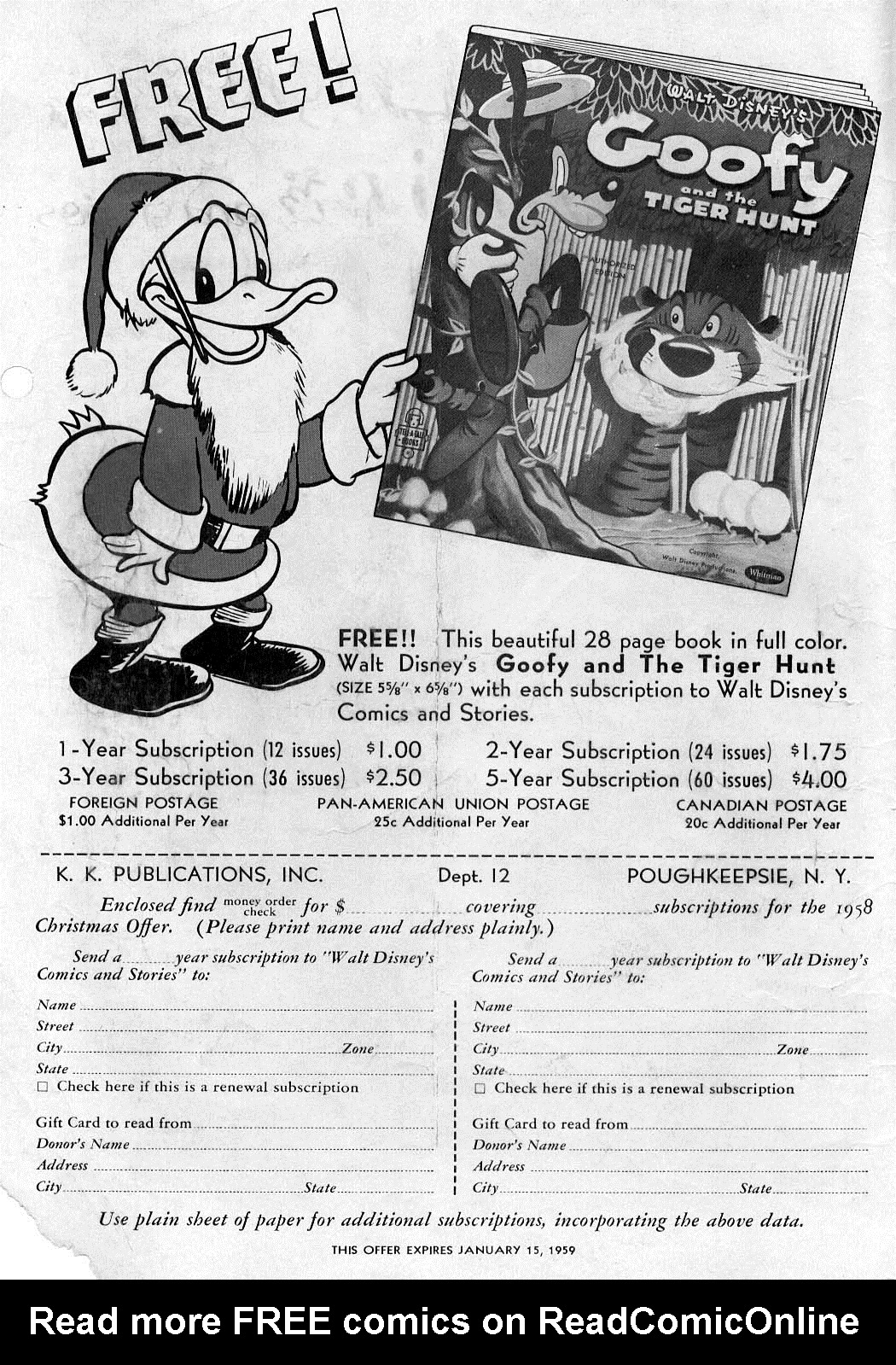 Read online Walt Disney's Comics and Stories comic -  Issue #219 - 2