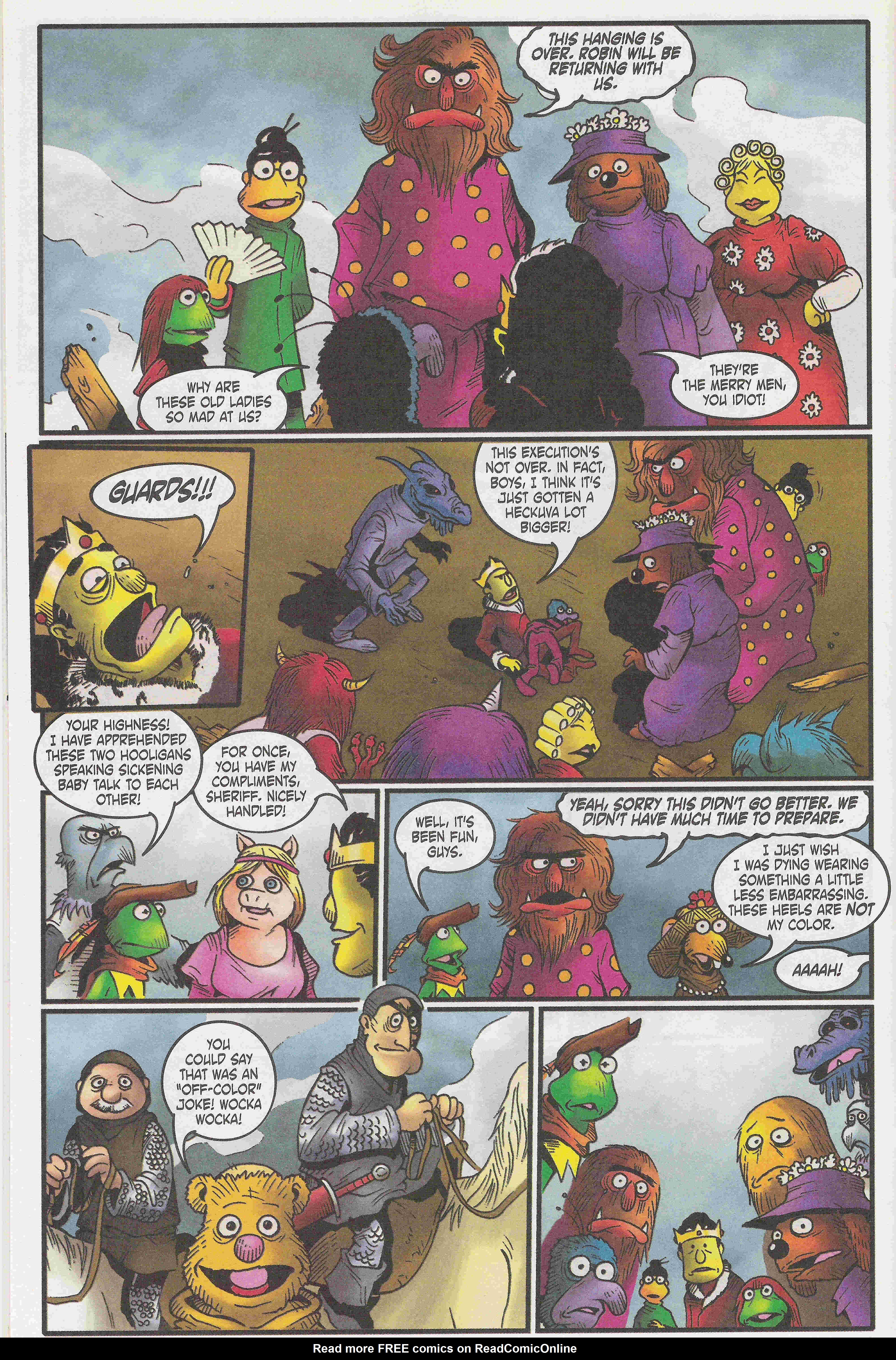 Read online Muppet Robin Hood comic -  Issue #4 - 21