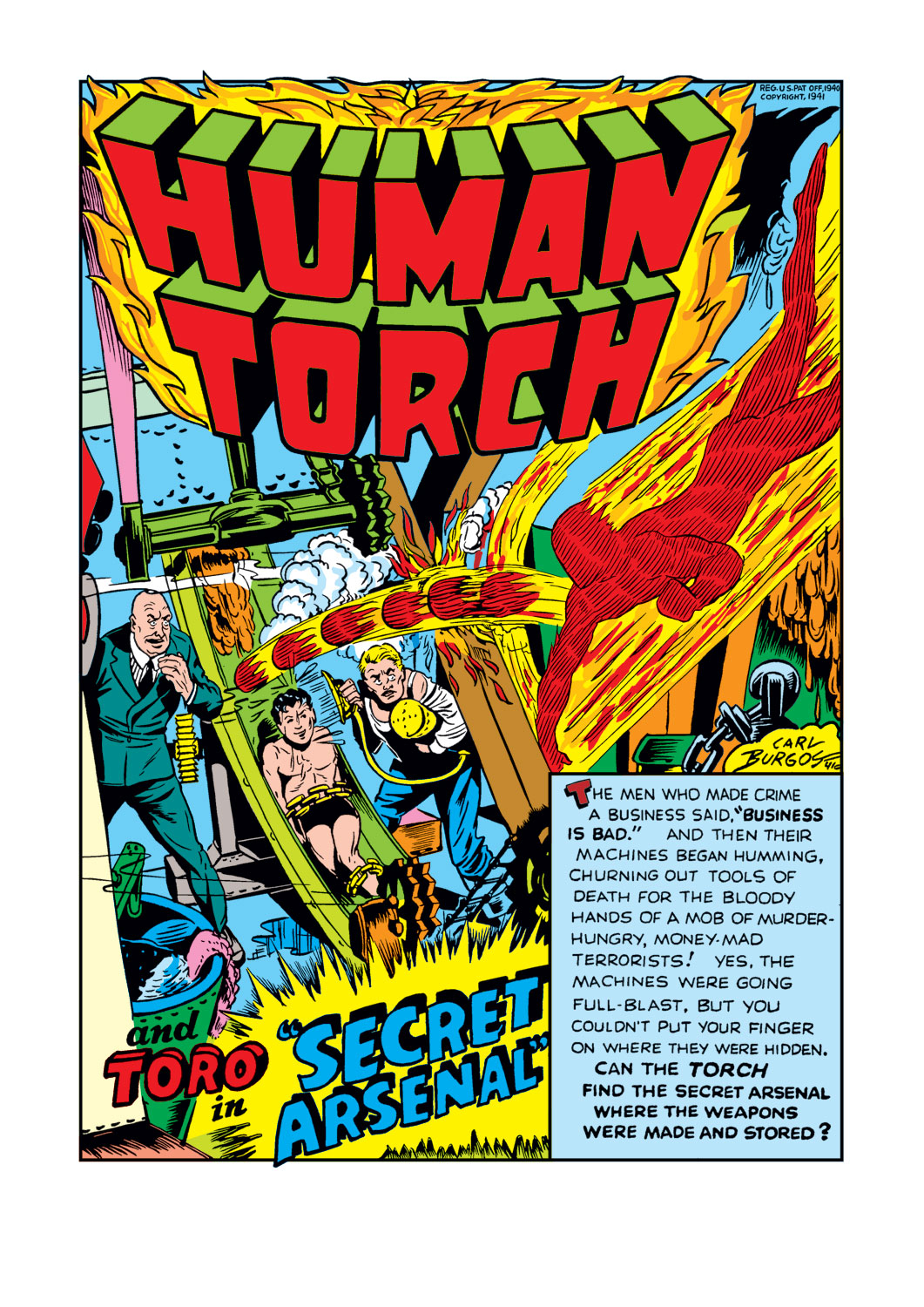 Read online The Human Torch (1940) comic -  Issue #6 - 3