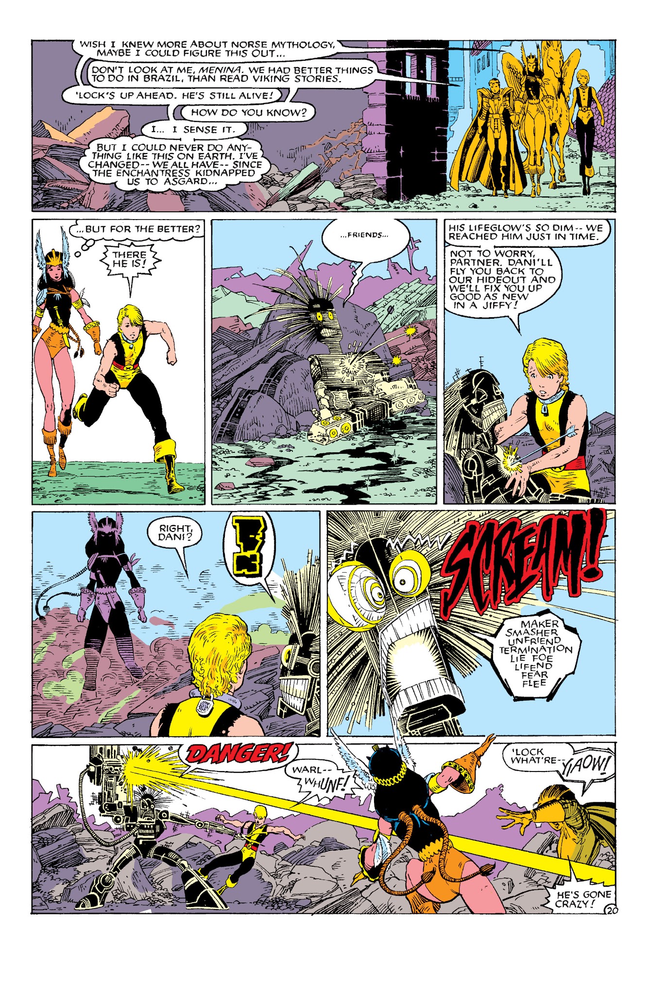 Read online New Mutants Classic comic -  Issue # TPB 5 - 90