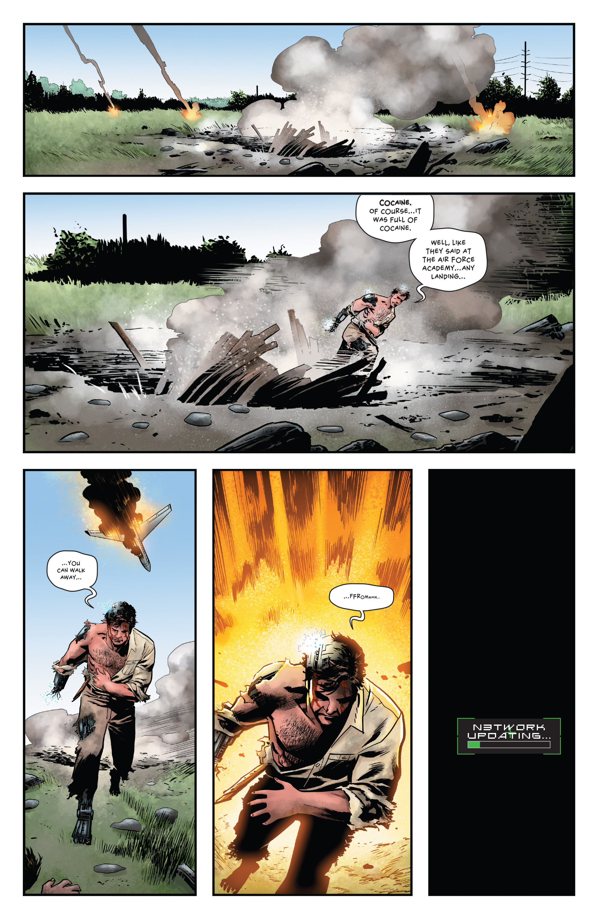 Read online The Six Million Dollar Man: Fall of Man comic -  Issue #1 - 9