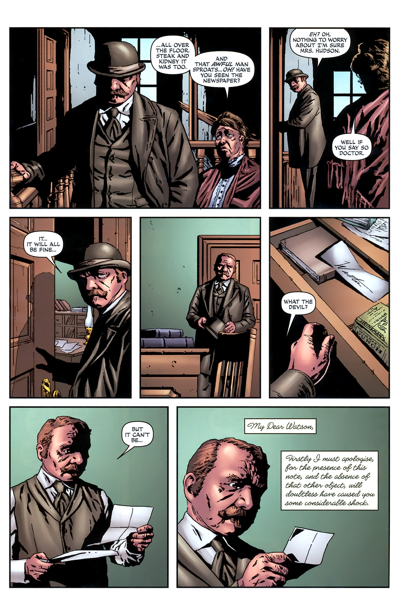 Read online Sherlock Holmes (2009) comic -  Issue #4 - 10