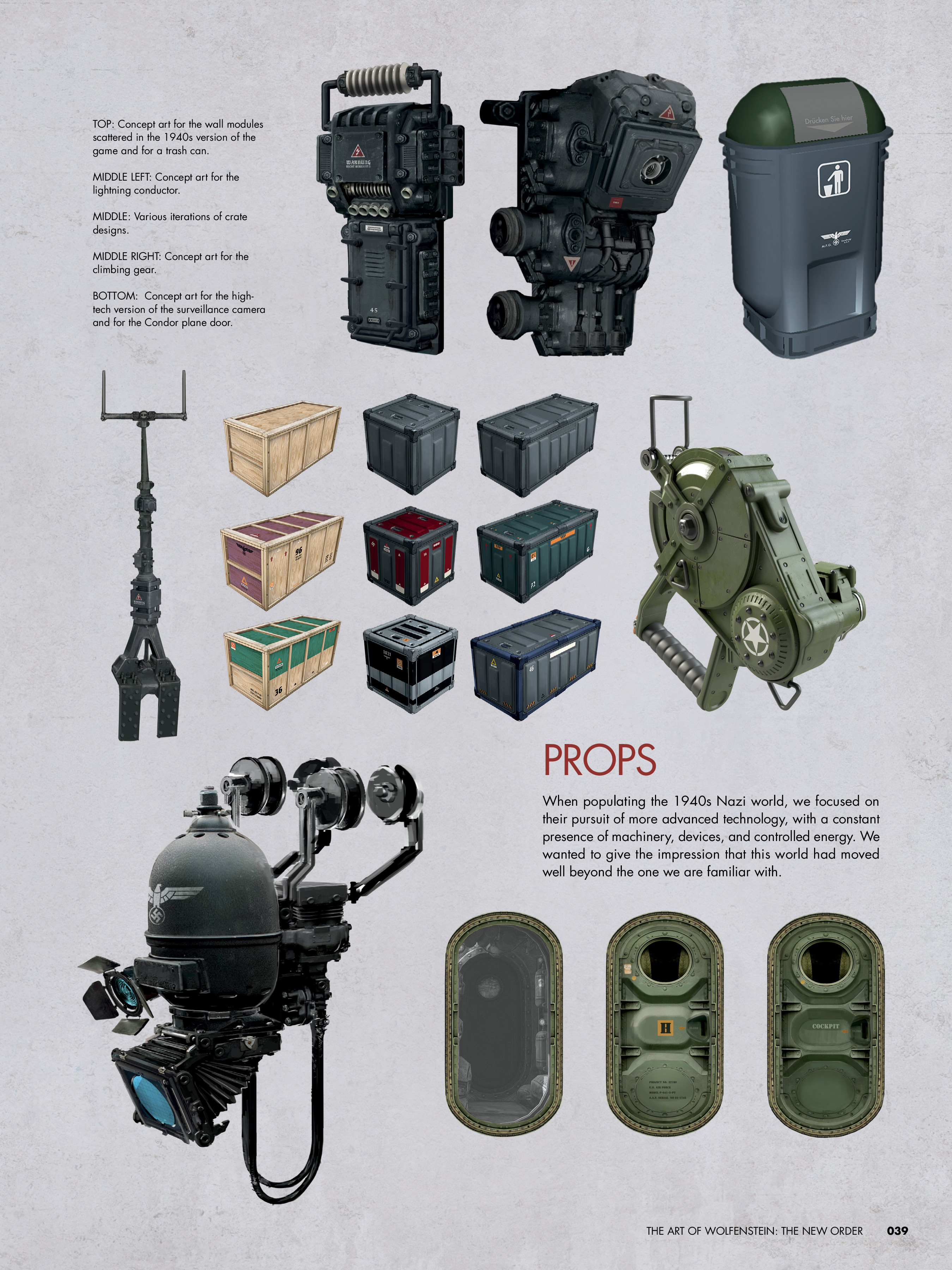 Read online The Art of Wolfenstein: The New Order comic -  Issue # TPB (Part 1) - 37