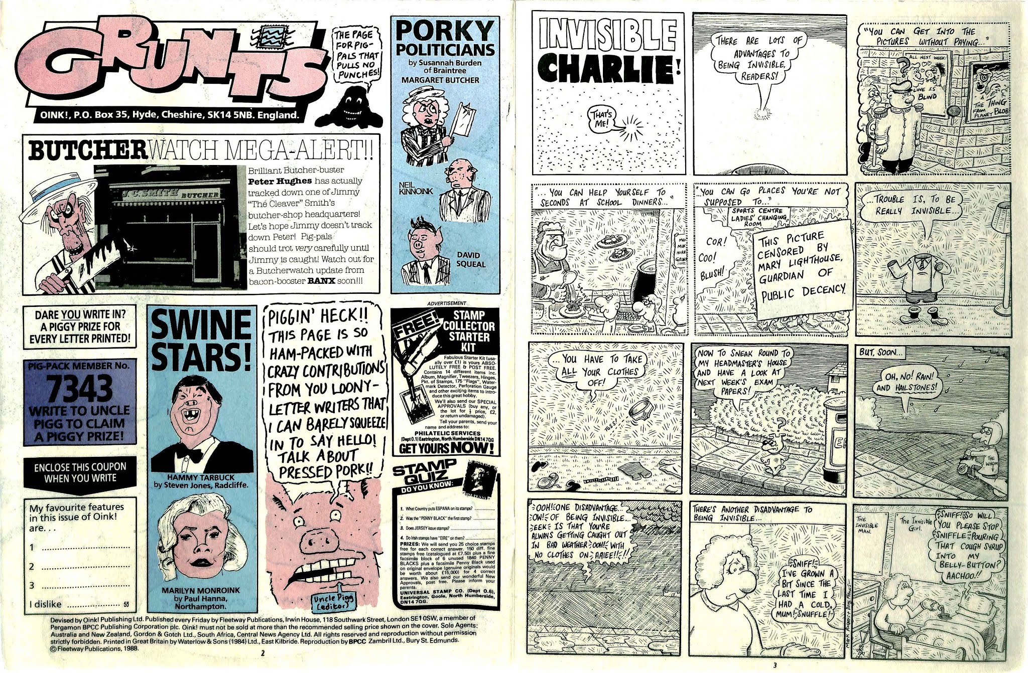 Read online Oink! comic -  Issue #53 - 2