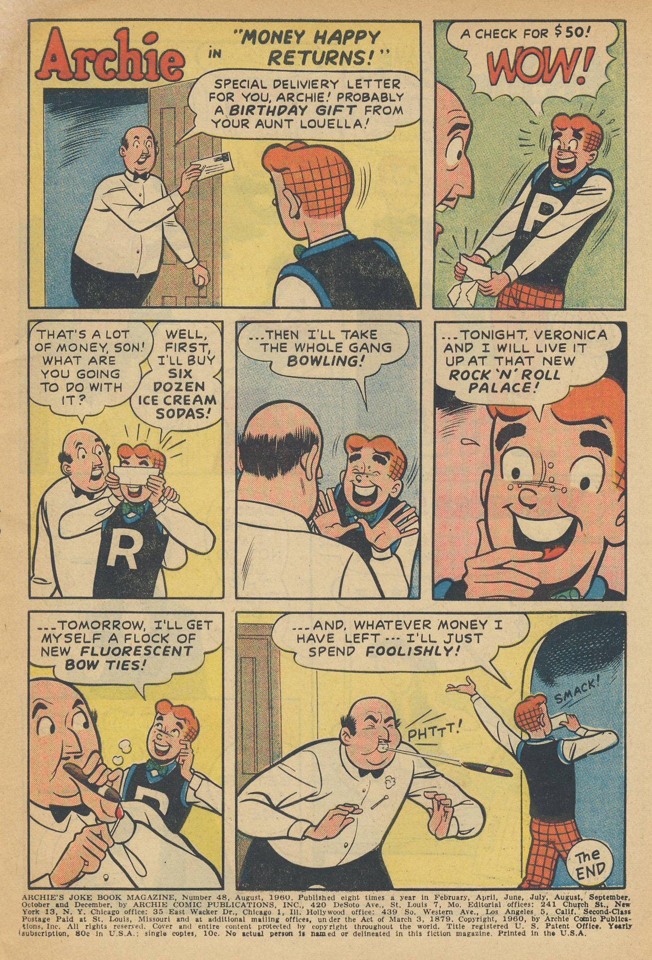 Read online Archie's Joke Book Magazine comic -  Issue #48 - 3