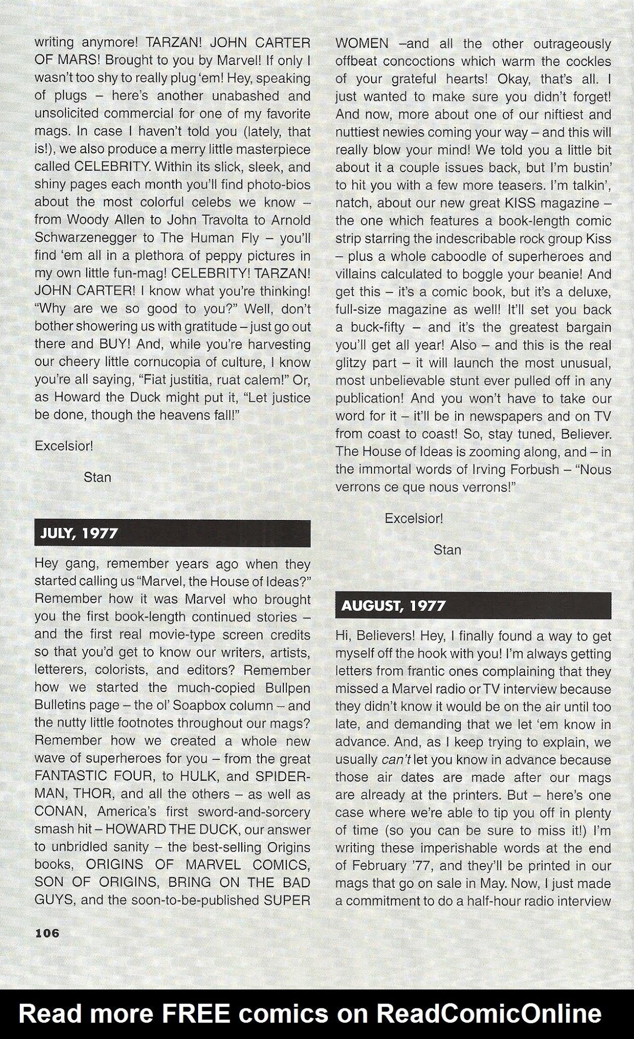 Read online Stan's Soapbox: The Collection comic -  Issue # TPB - 92