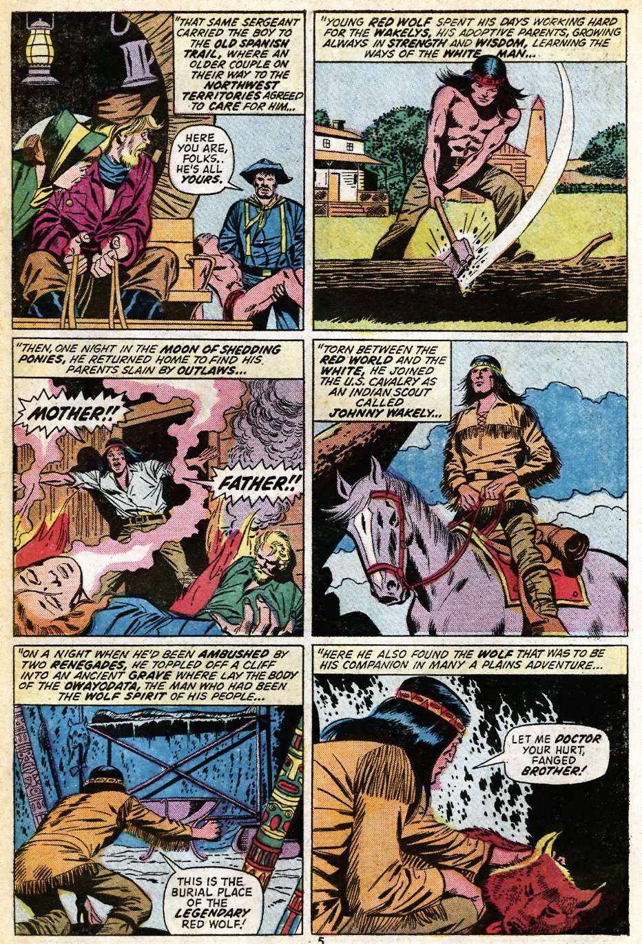 Read online Red Wolf (1972) comic -  Issue #7 - 5