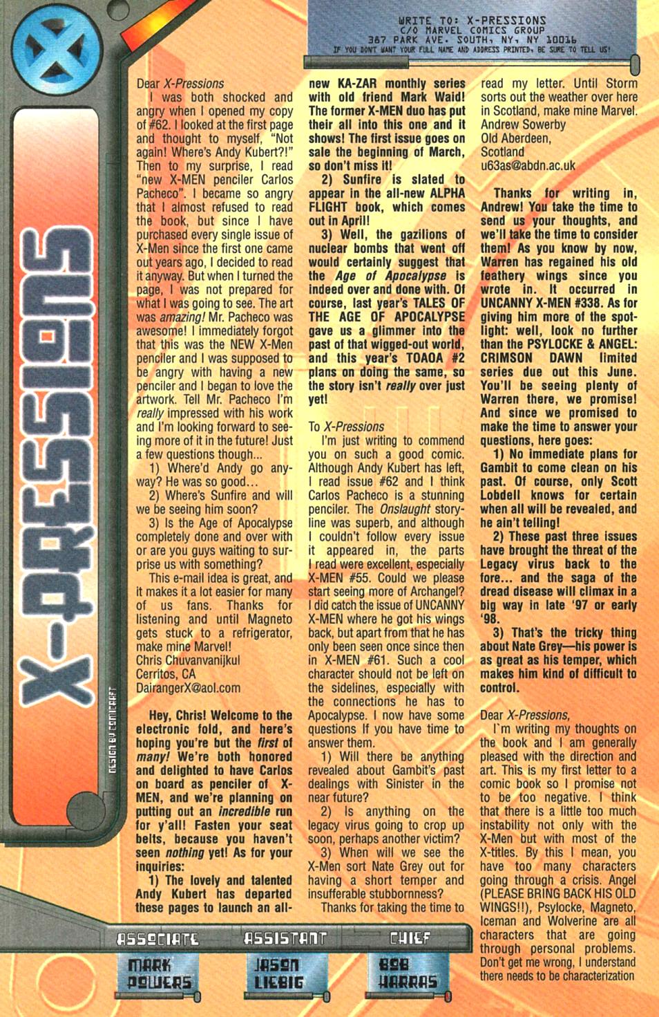 X-Men (1991) issue 64 - Page 23
