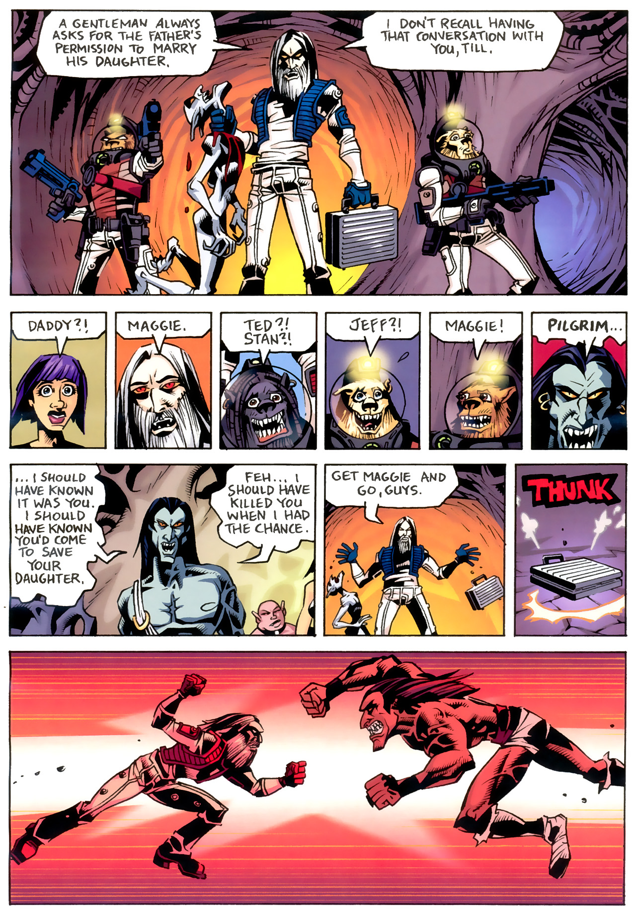 Read online Werewolves on the Moon: Versus Vampires comic -  Issue #3 - 16