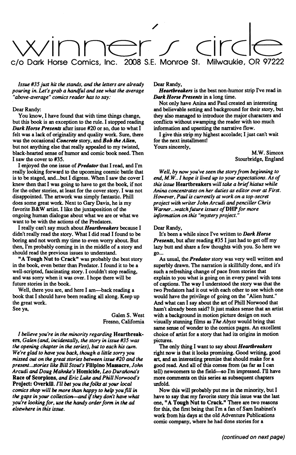 Read online Dark Horse Presents (1986) comic -  Issue #37 - 12