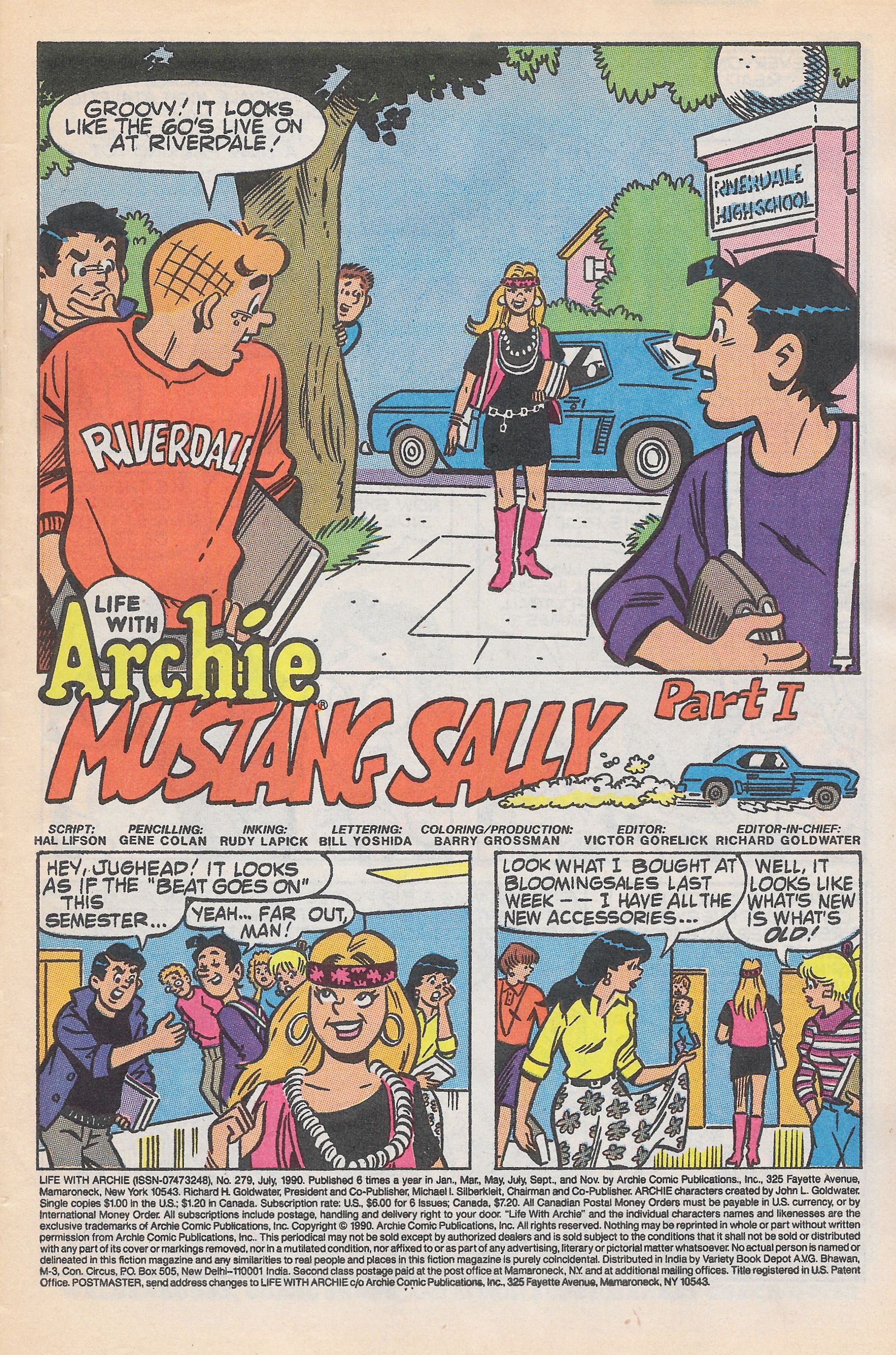 Read online Life With Archie (1958) comic -  Issue #279 - 3