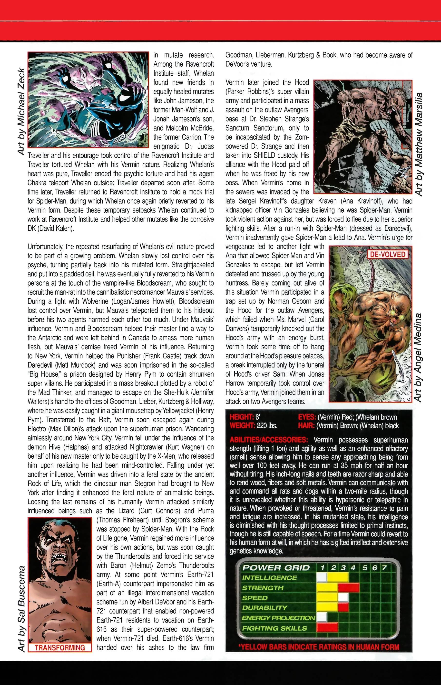 Read online Official Handbook of the Marvel Universe A to Z comic -  Issue # TPB 12 (Part 2) - 119
