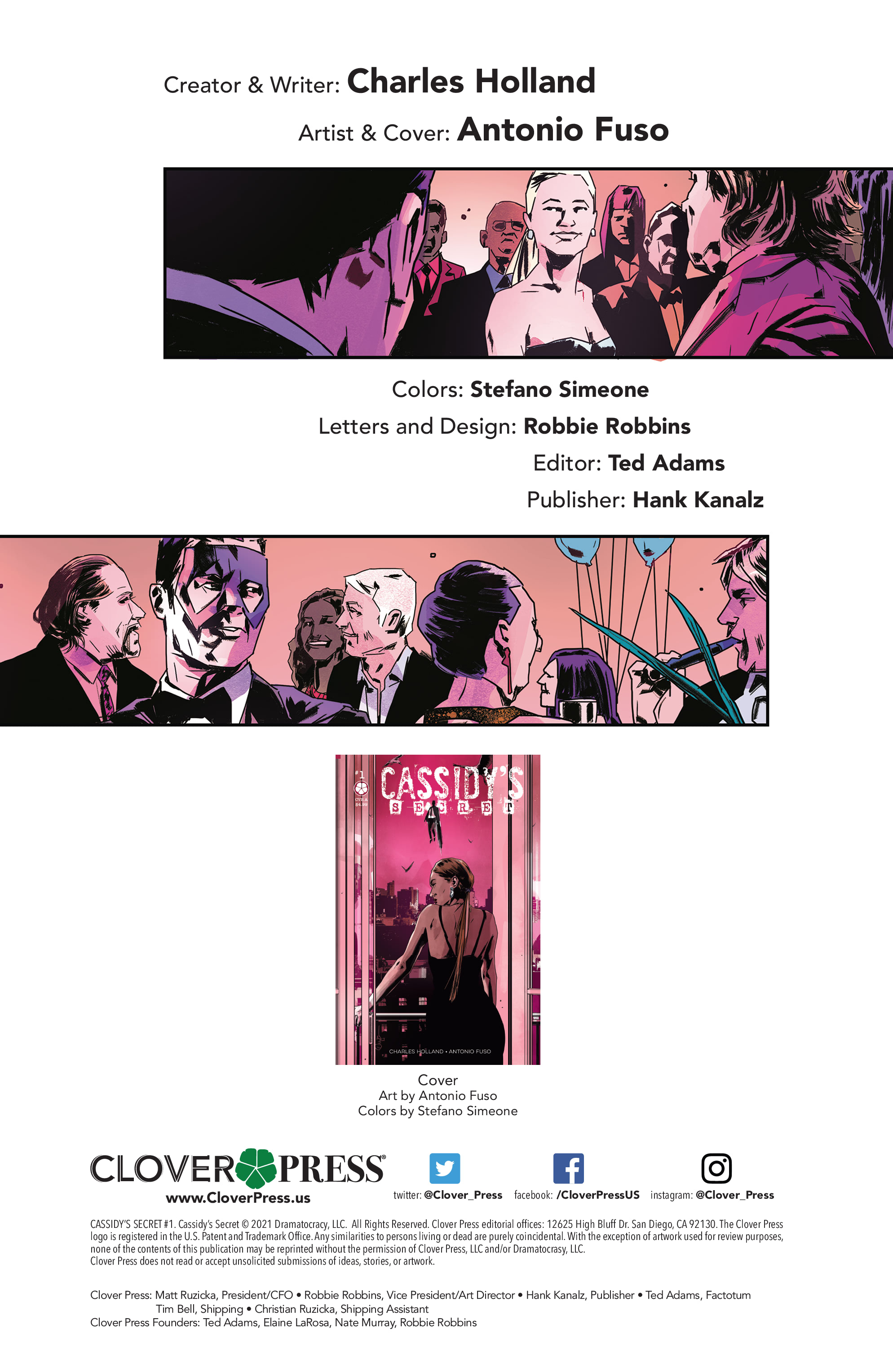 Read online Cassidy's Secret comic -  Issue #1 - 2