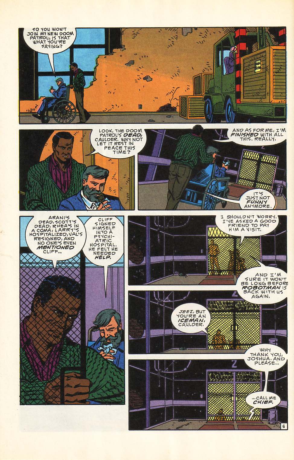 Read online Doom Patrol (1987) comic -  Issue #19 - 7