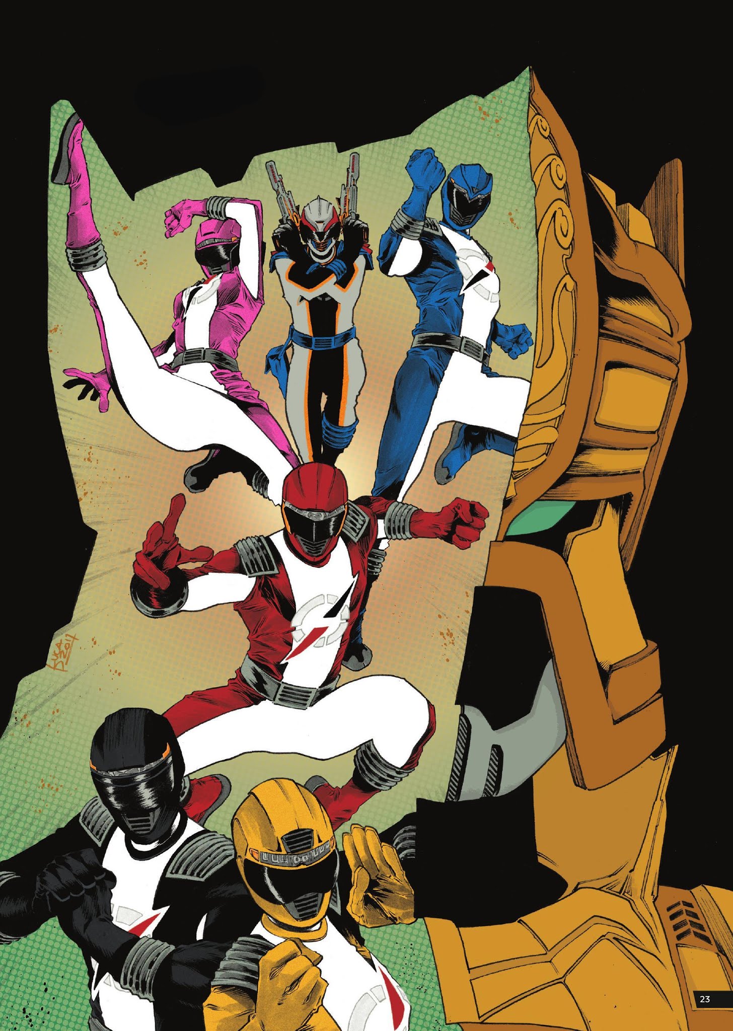 Read online Saban's Power Rangers Artist Tribute comic -  Issue # TPB - 22