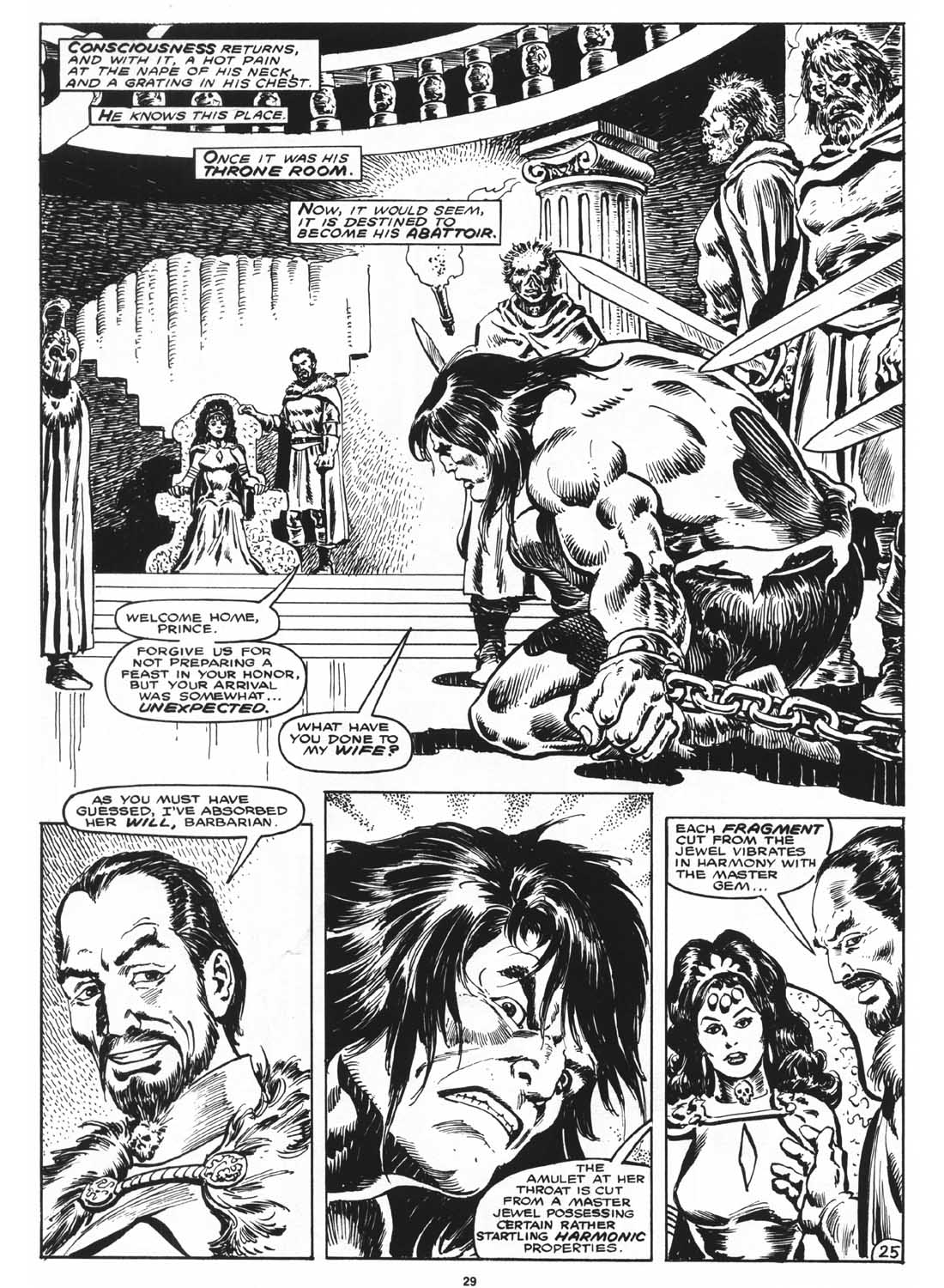 Read online The Savage Sword Of Conan comic -  Issue #169 - 31