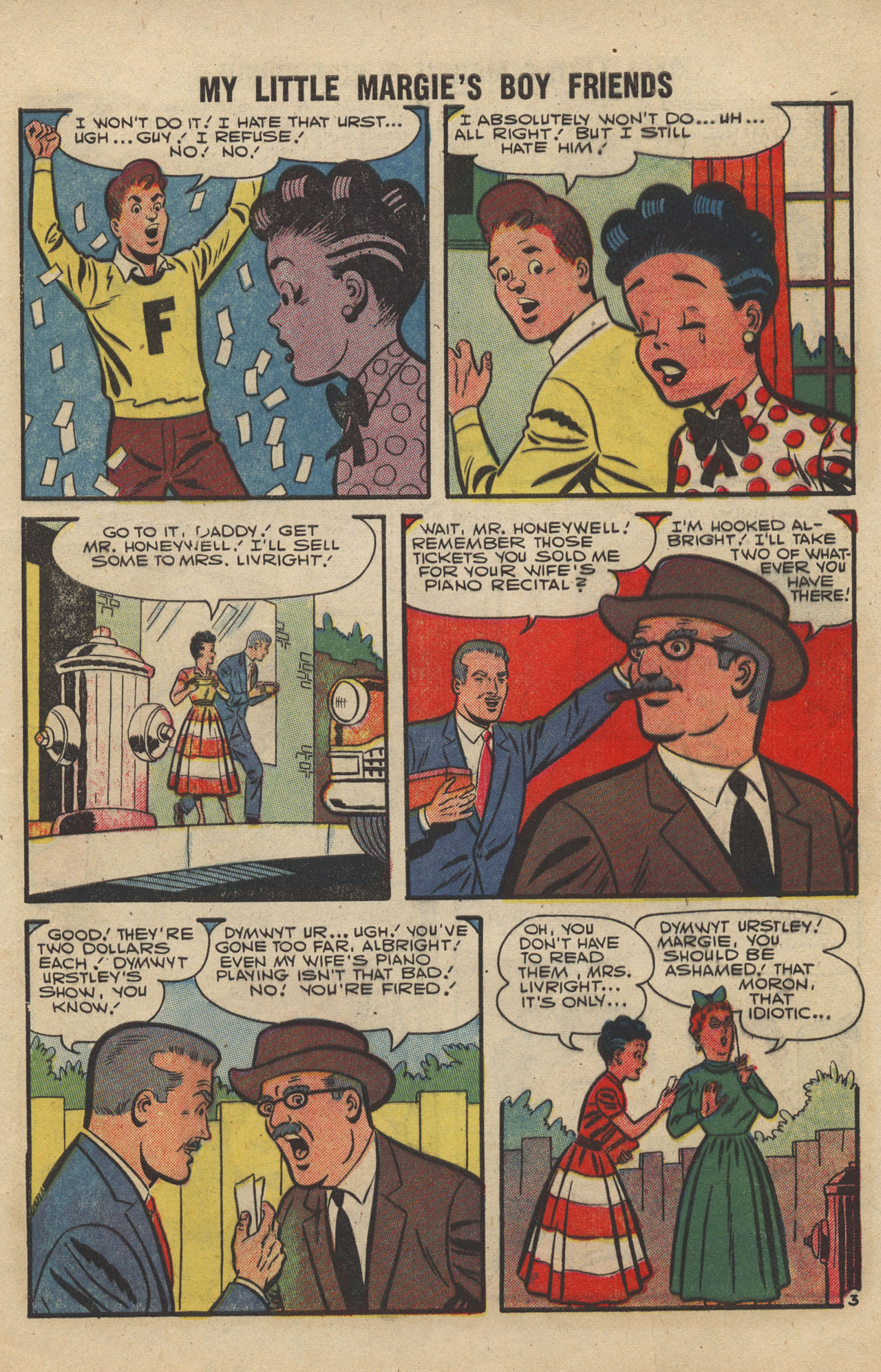 Read online My Little Margie's Boy Friends comic -  Issue #7 - 5