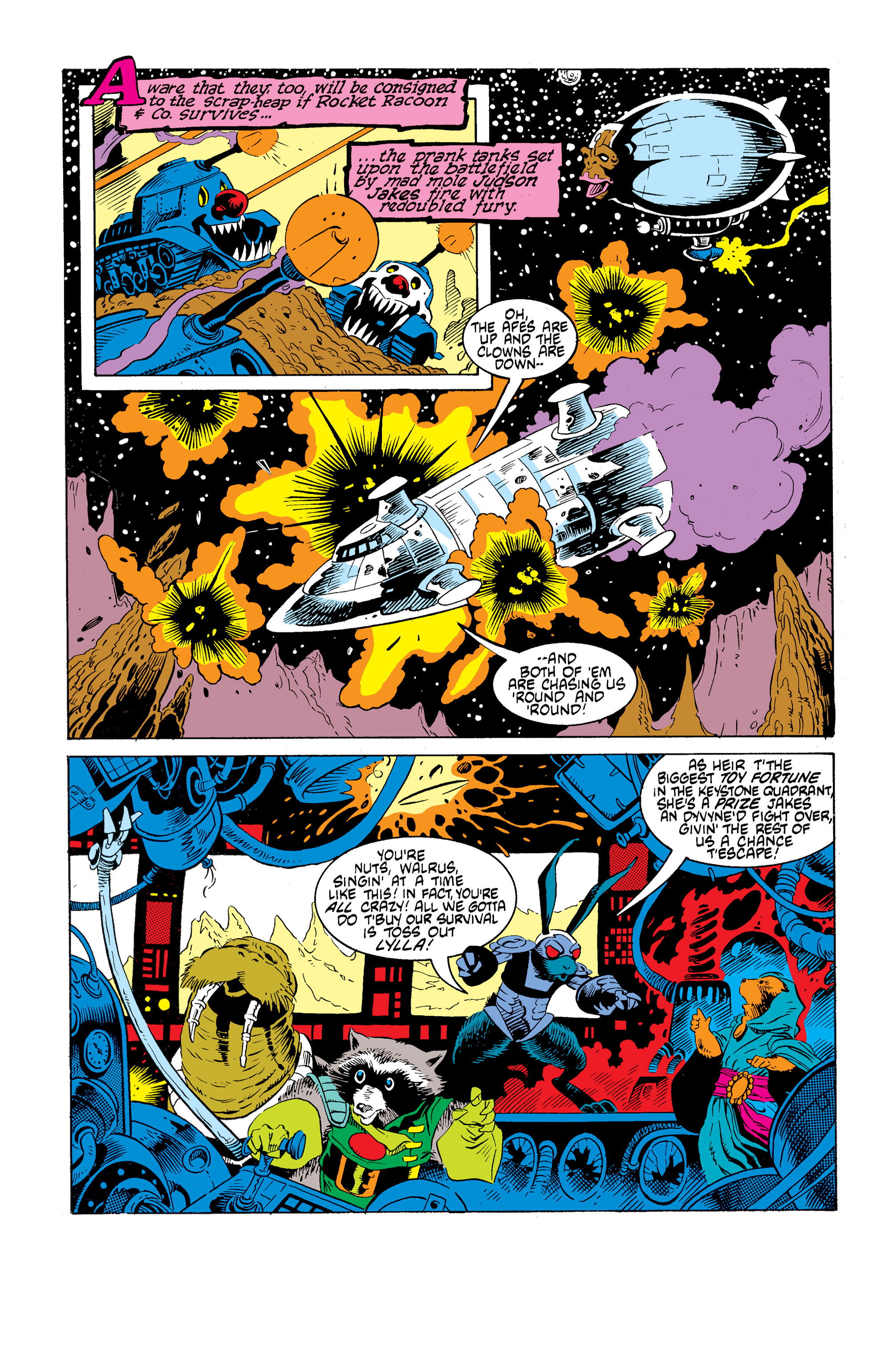 Read online Rocket Raccoon (1985) comic -  Issue #3 - 4