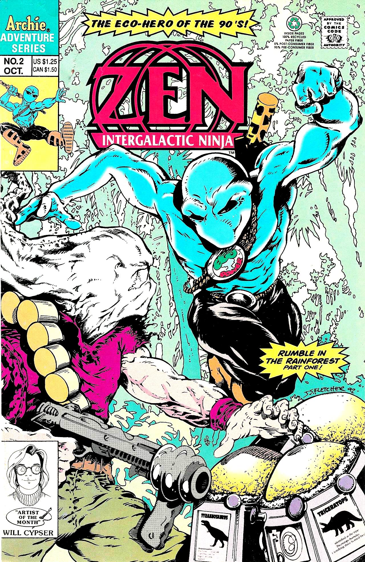Read online Zen Intergalactic Ninja (1992) comic -  Issue #2 - 1