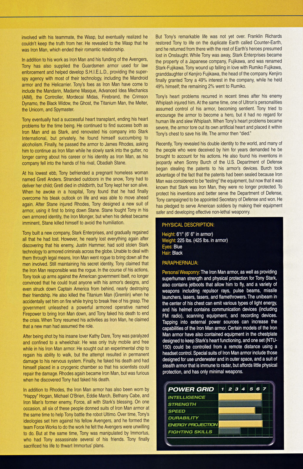 Read online The Official Handbook of the Marvel Universe: The Avengers comic -  Issue # Full - 19