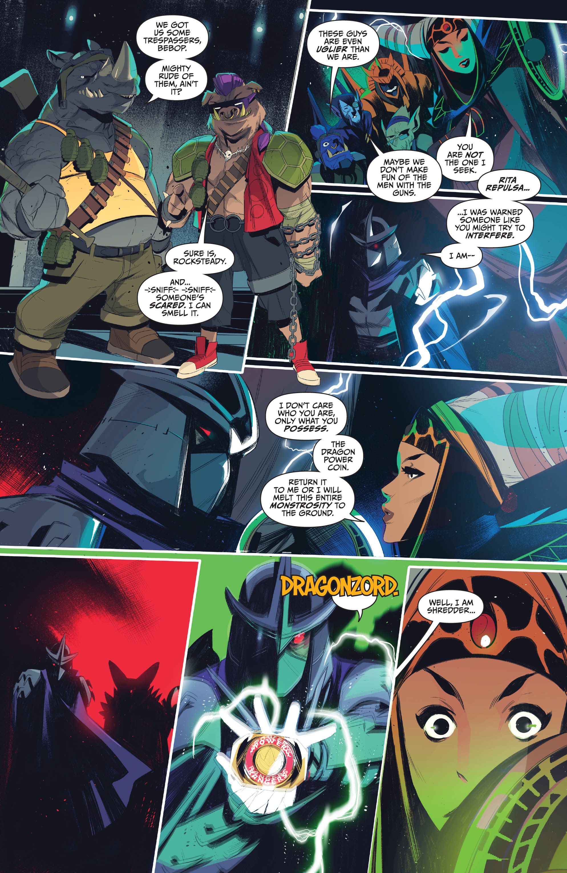 Read online Mighty Morphin Power Rangers: Teenage Mutant Ninja Turtles comic -  Issue #2 - 21
