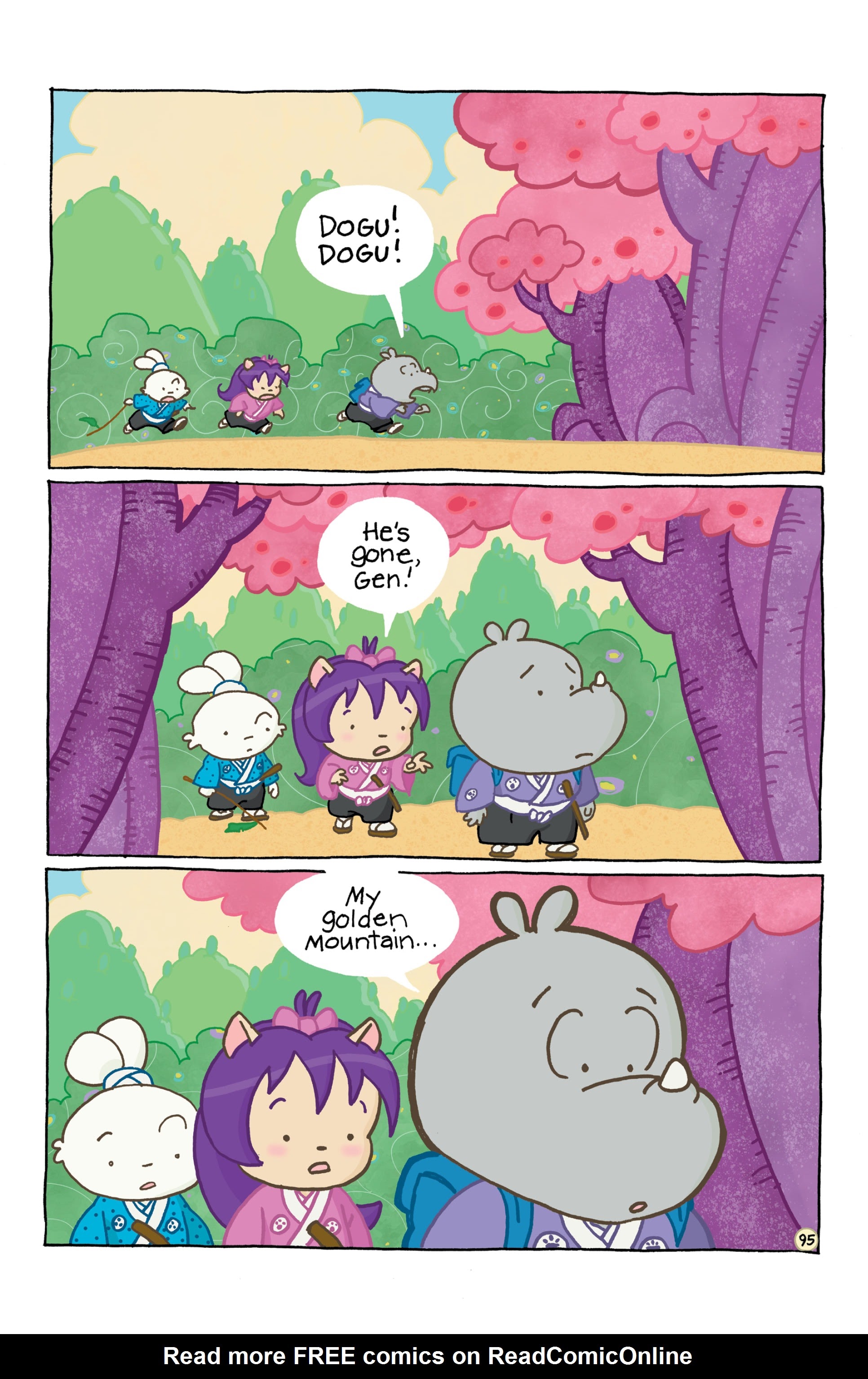 Read online Chibi-Usagi: Attack of the Heebie Chibis comic -  Issue # TPB - 99