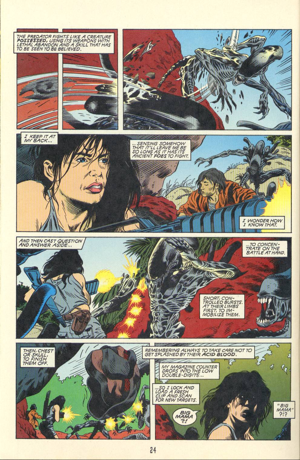 Read online Aliens/Predator: The Deadliest of the Species comic -  Issue #2 - 25