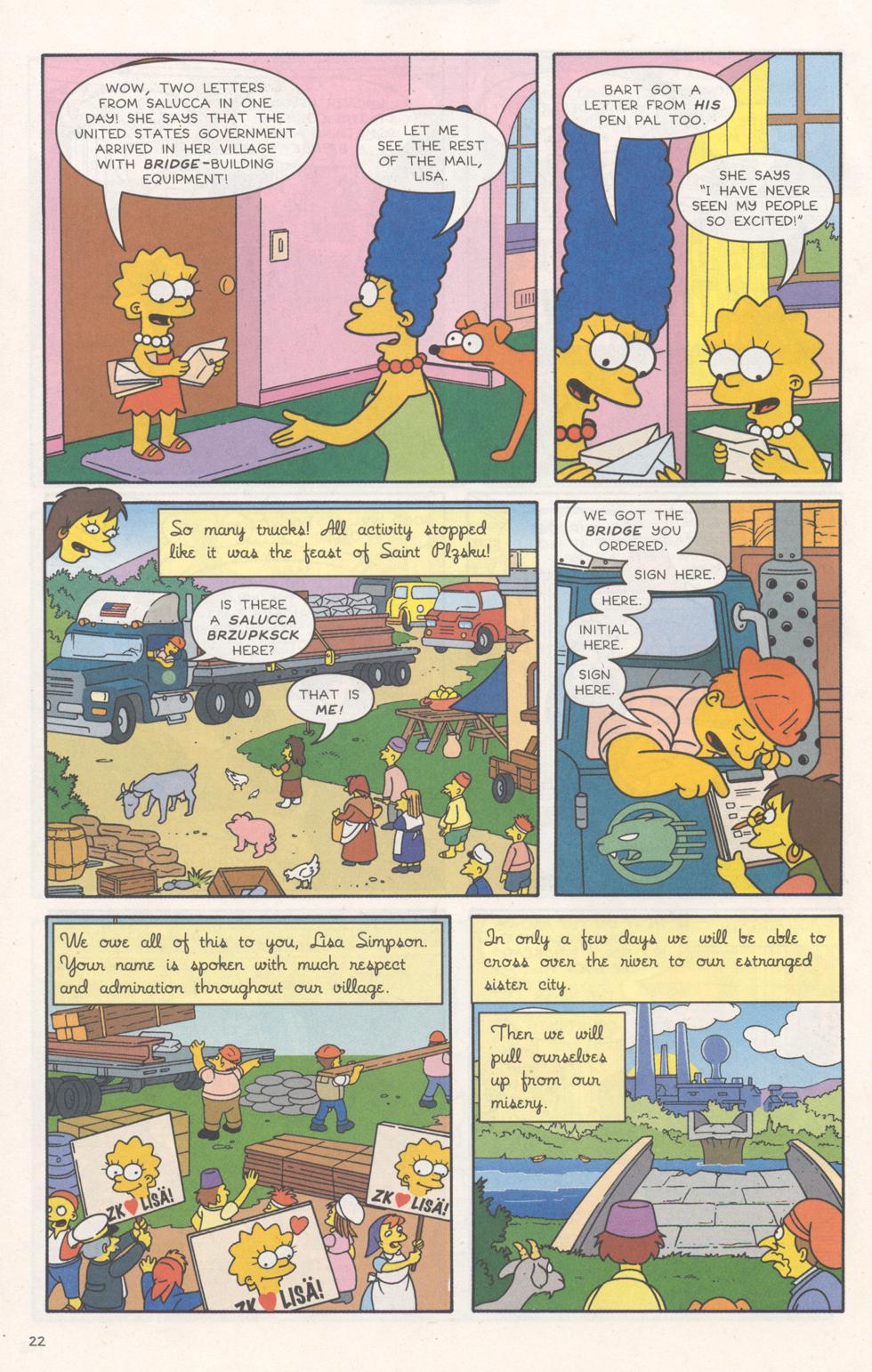 Read online Simpsons Comics comic -  Issue #96 - 23