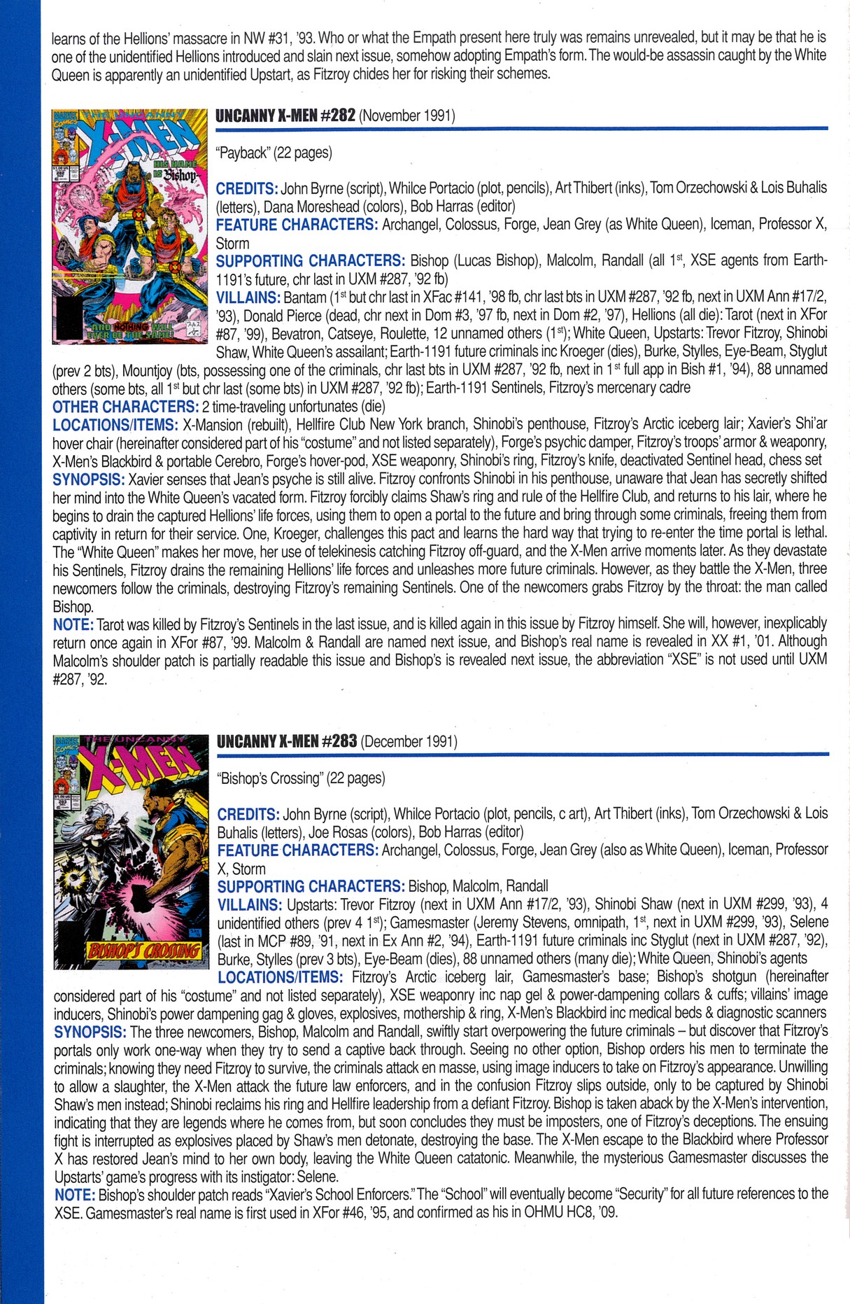 Read online Official Index to the Marvel Universe comic -  Issue #7 - 54