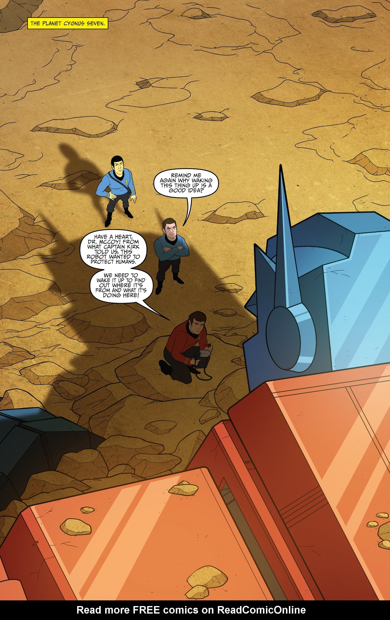 Read online Star Trek vs. Transformers comic -  Issue #2 - 3