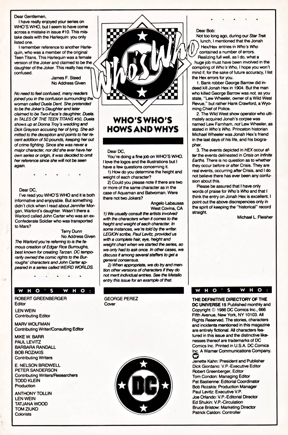 Read online Who's Who: The Definitive Directory of the DC Universe comic -  Issue #15 - 2