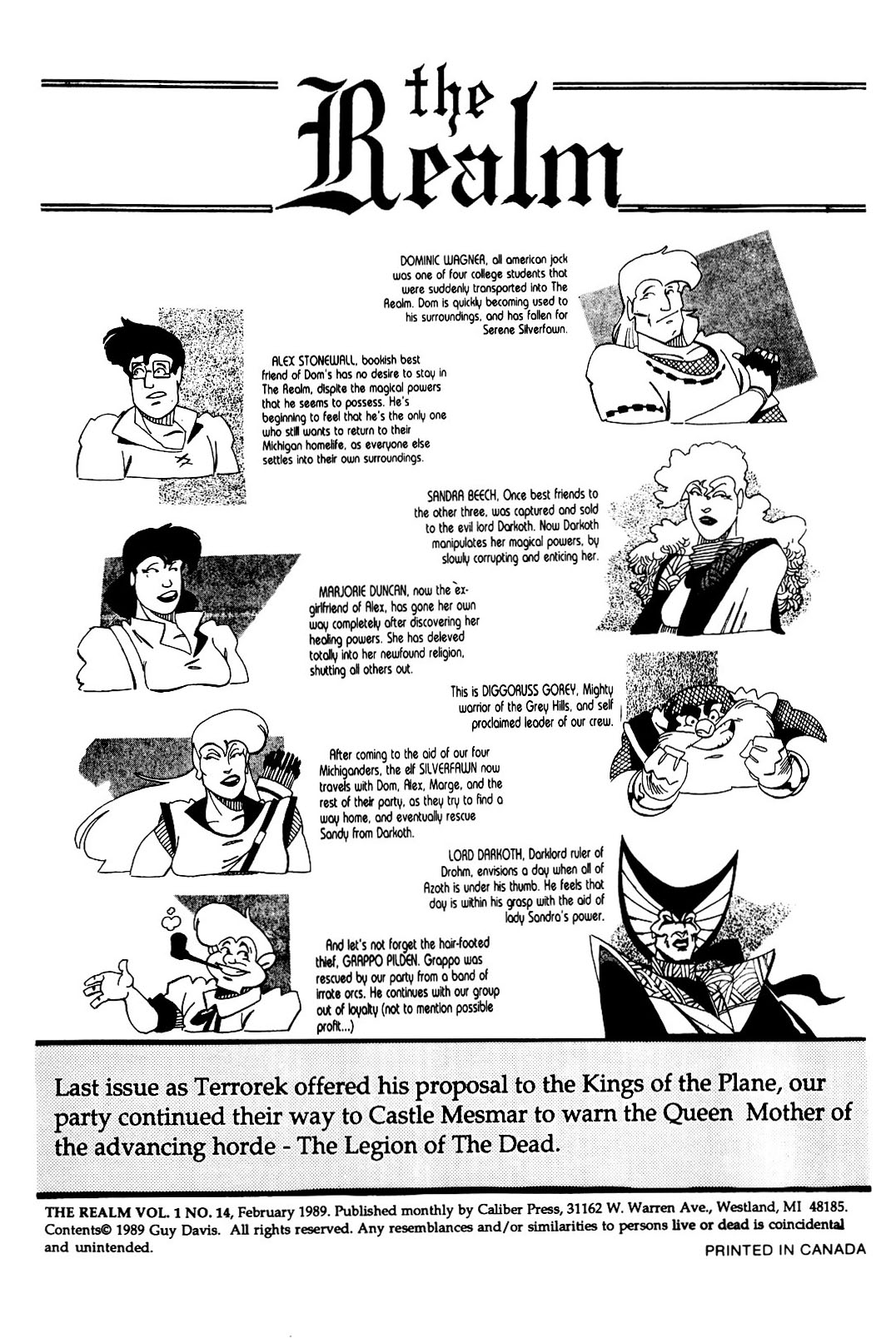 Read online The Realm (1986) comic -  Issue #14 - 2