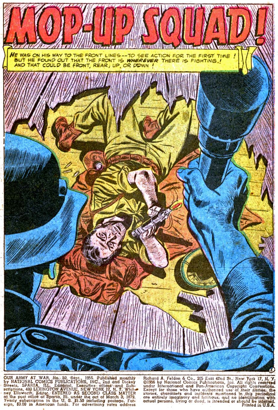 Read online Our Army at War (1952) comic -  Issue #50 - 3