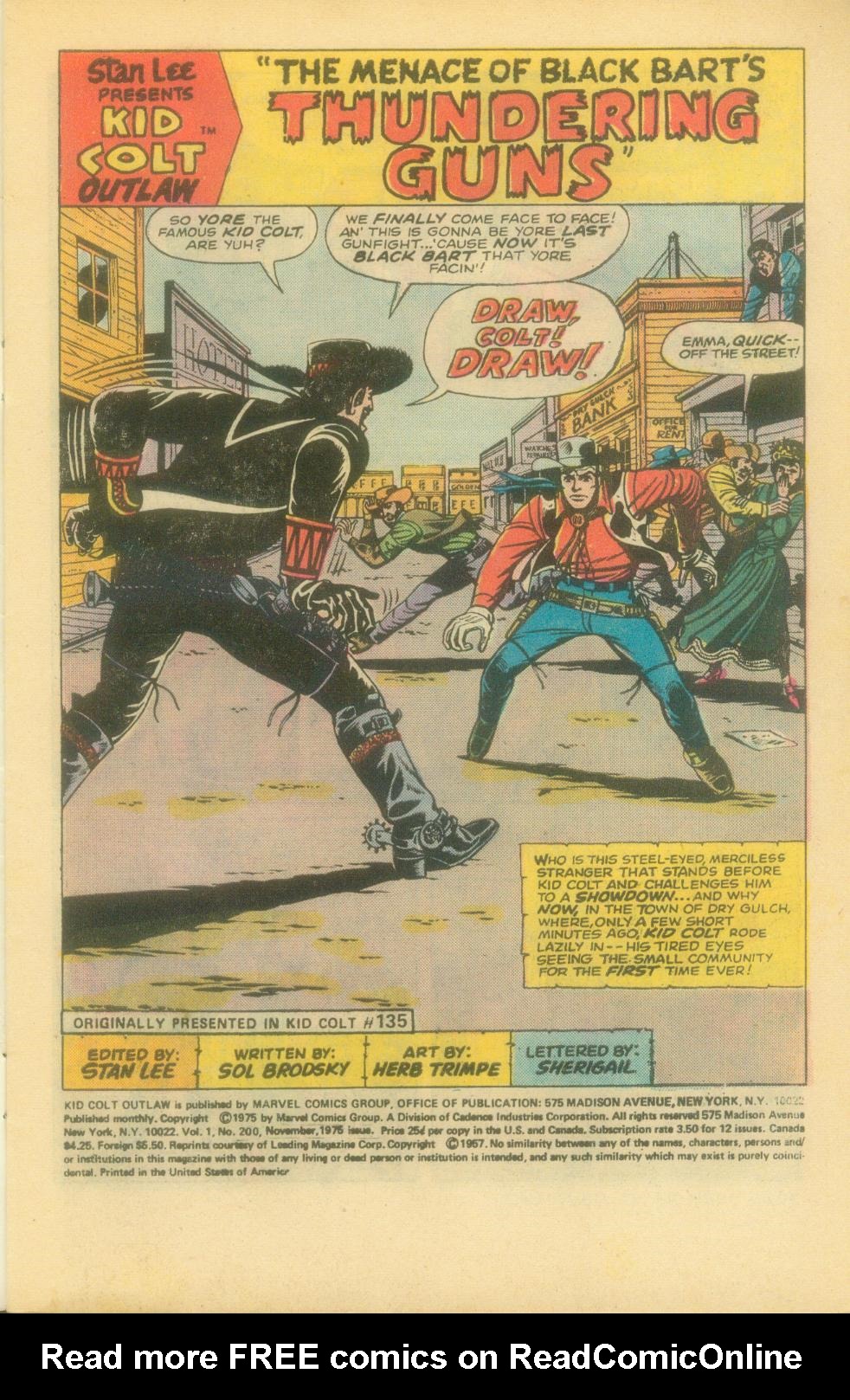 Read online Kid Colt Outlaw comic -  Issue #200 - 3