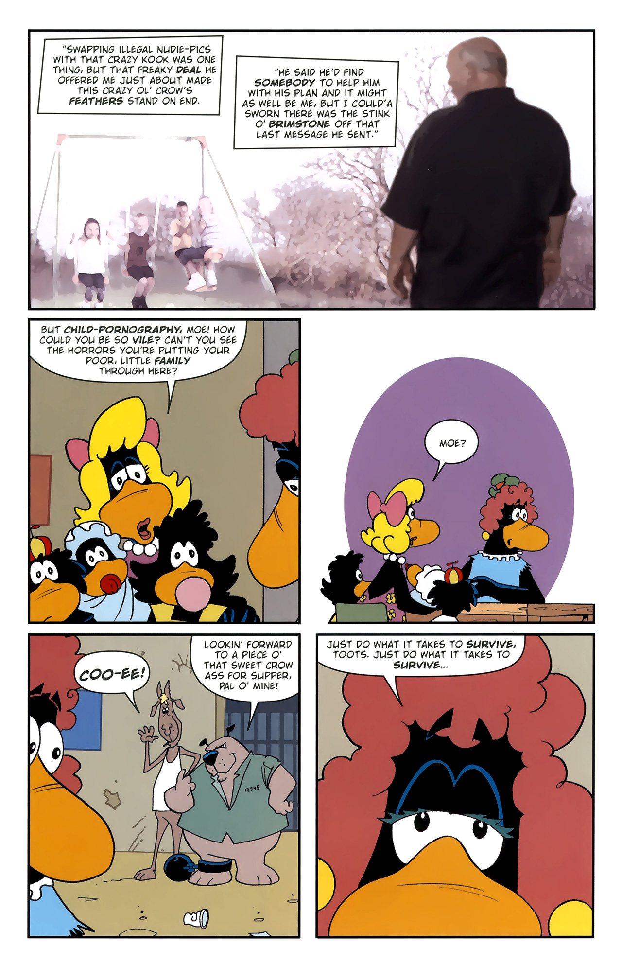 Read online Mark Millar's The Unfunnies comic -  Issue #1 - 16