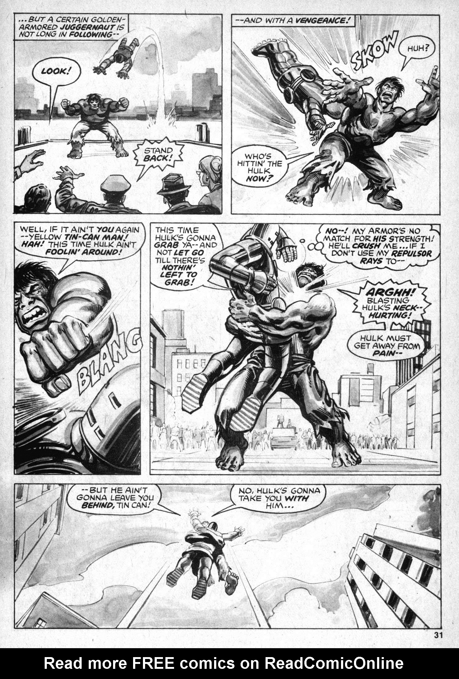 Read online The Rampaging Hulk comic -  Issue #8 - 31