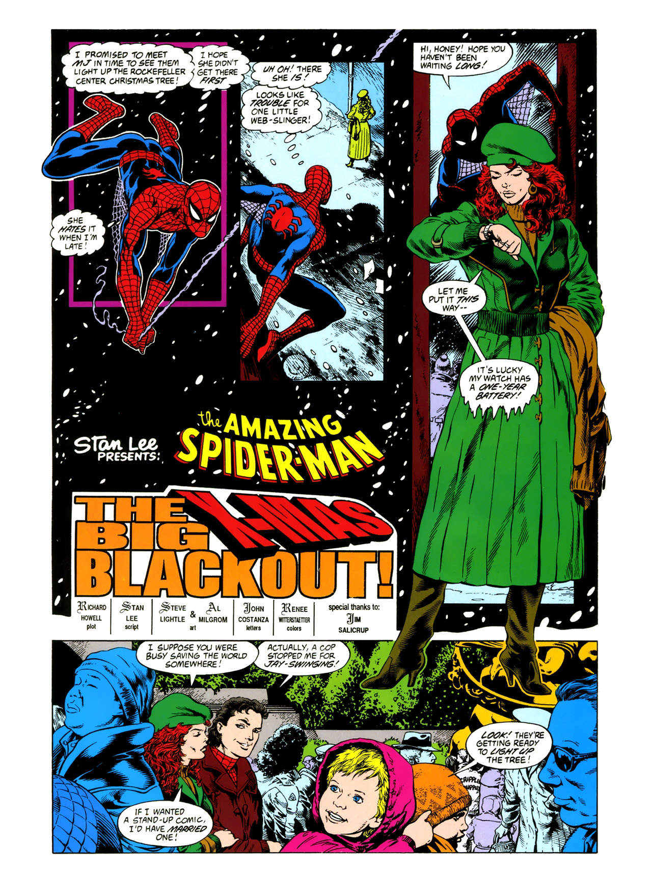 Read online Marvel Holiday Spectacular Magazine comic -  Issue # TPB - 47