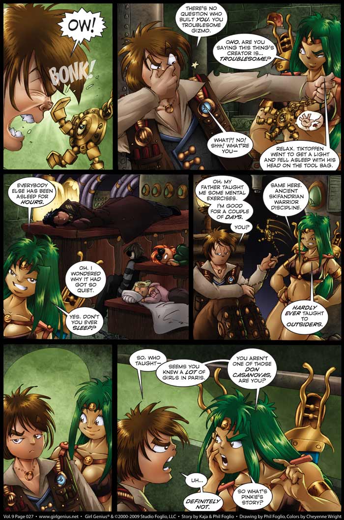 Read online Girl Genius (2002) comic -  Issue #9 - 28
