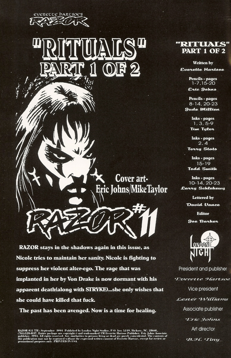 Read online Razor comic -  Issue #11 - 2