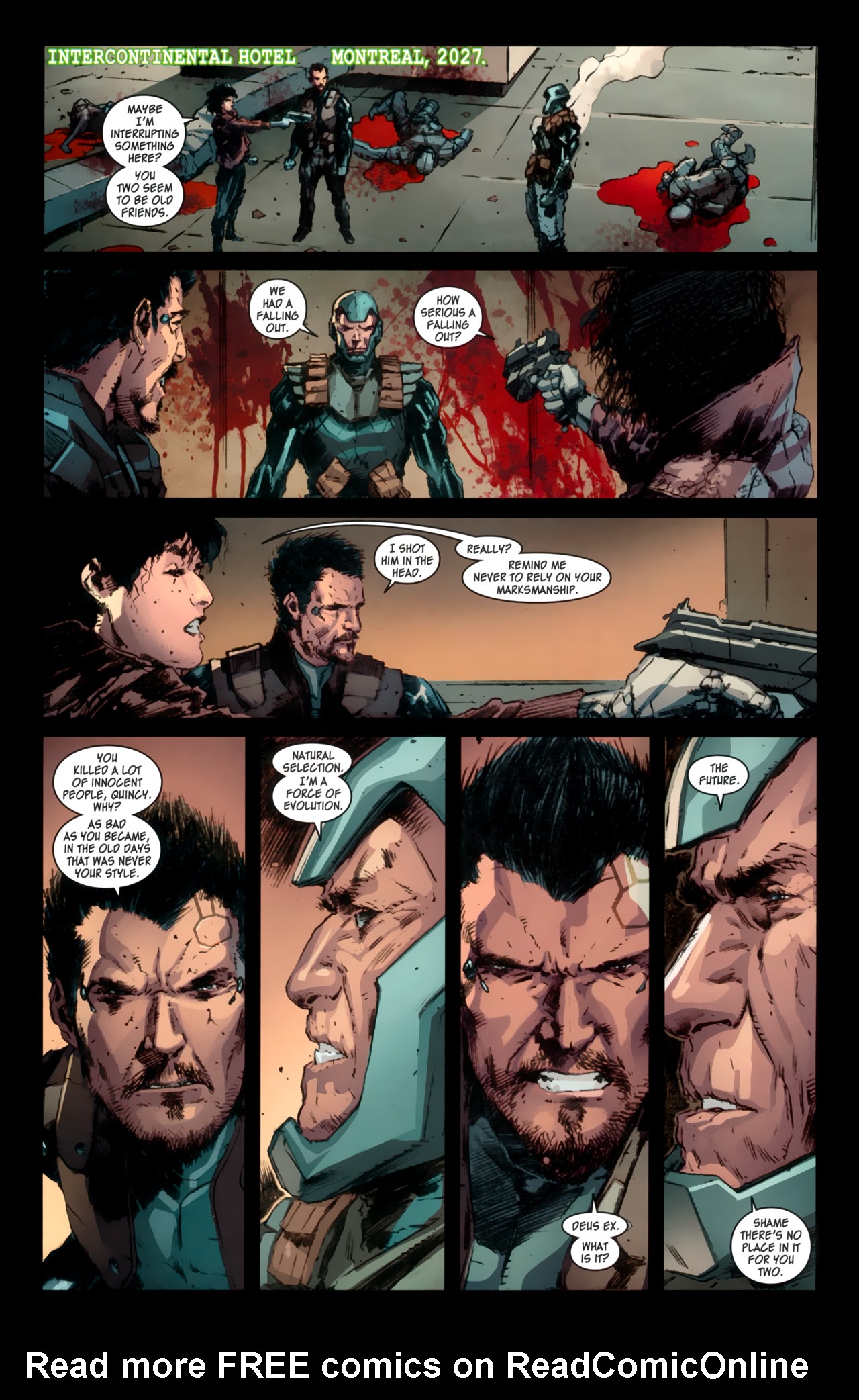 Read online Deus Ex comic -  Issue #3 - 12