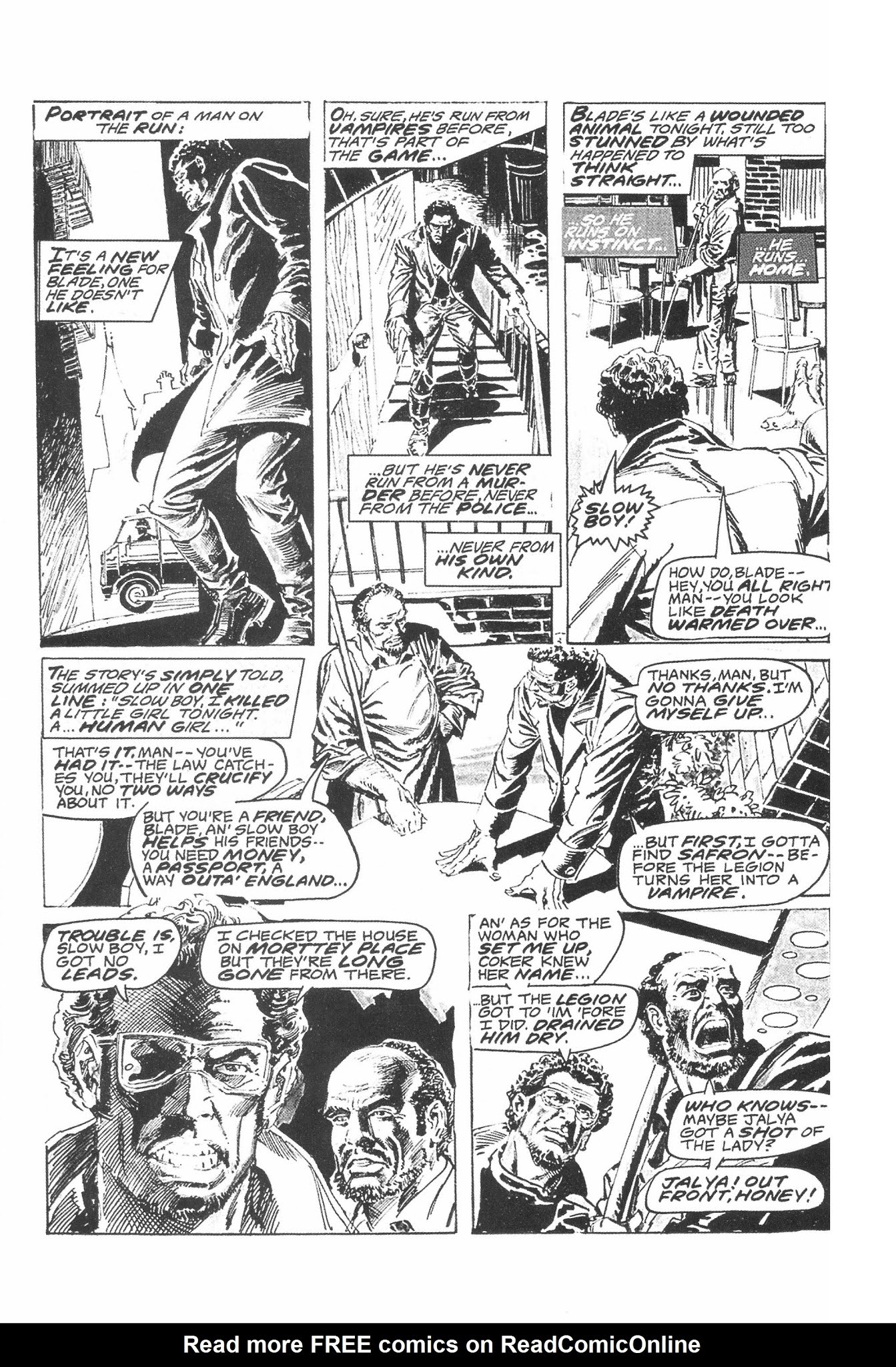 Read online Blade: Black & White comic -  Issue # TPB - 44