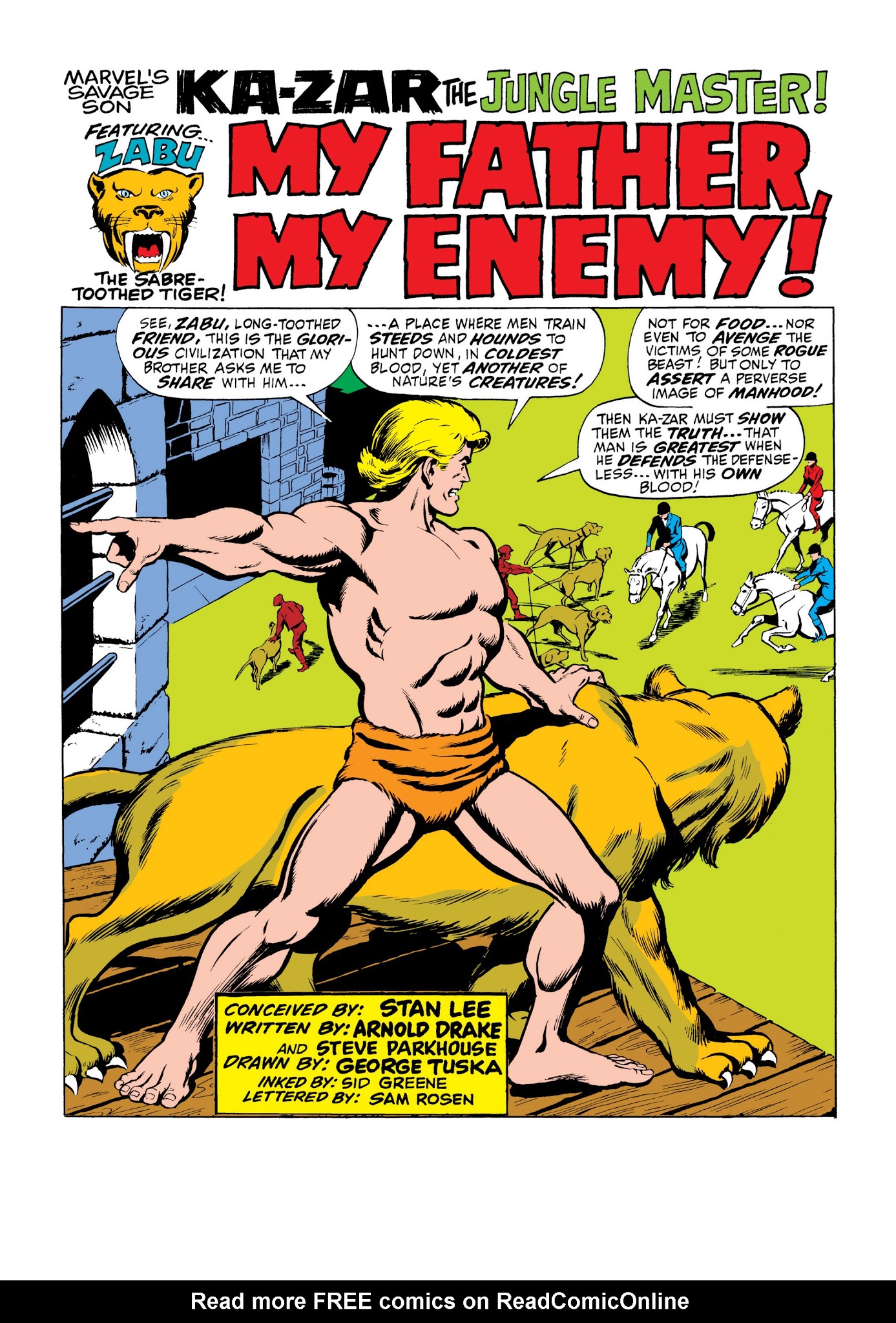 Read online Marvel Masterworks: Ka-Zar comic -  Issue # TPB 1 (Part 1) - 10