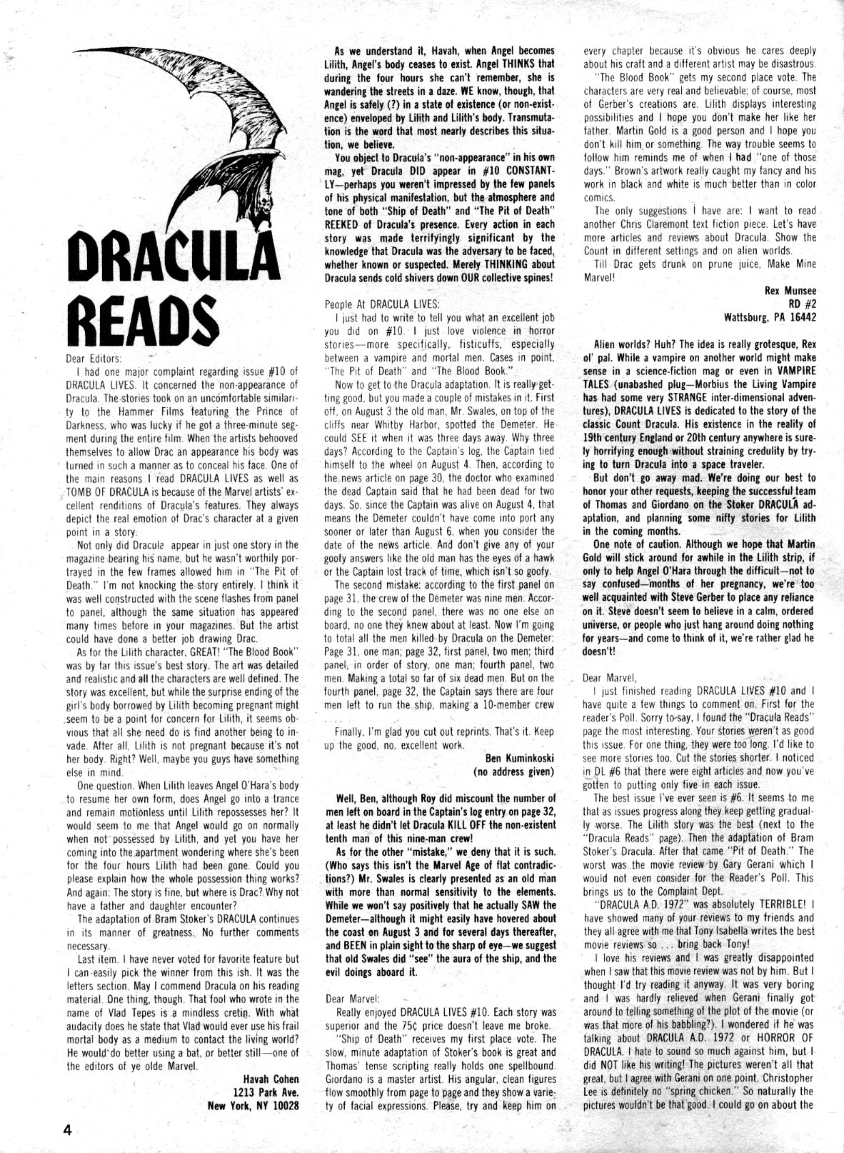 Read online Dracula Lives comic -  Issue #12 - 5