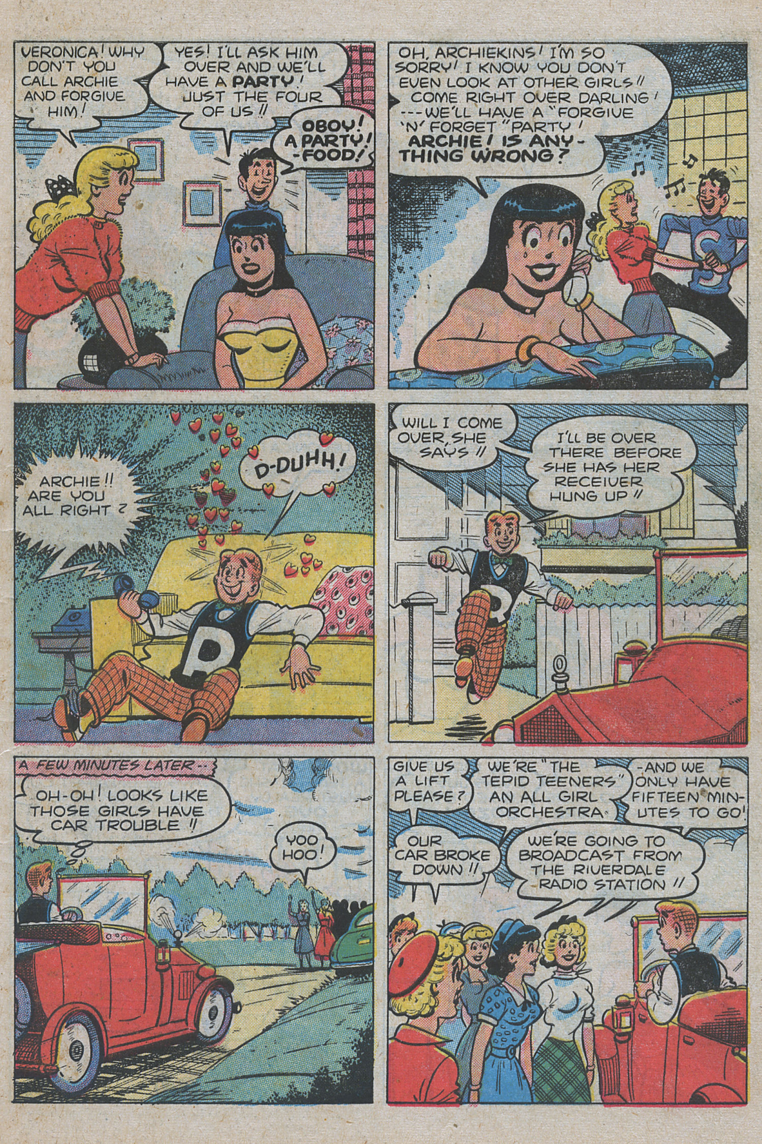 Read online Pep Comics comic -  Issue #95 - 7