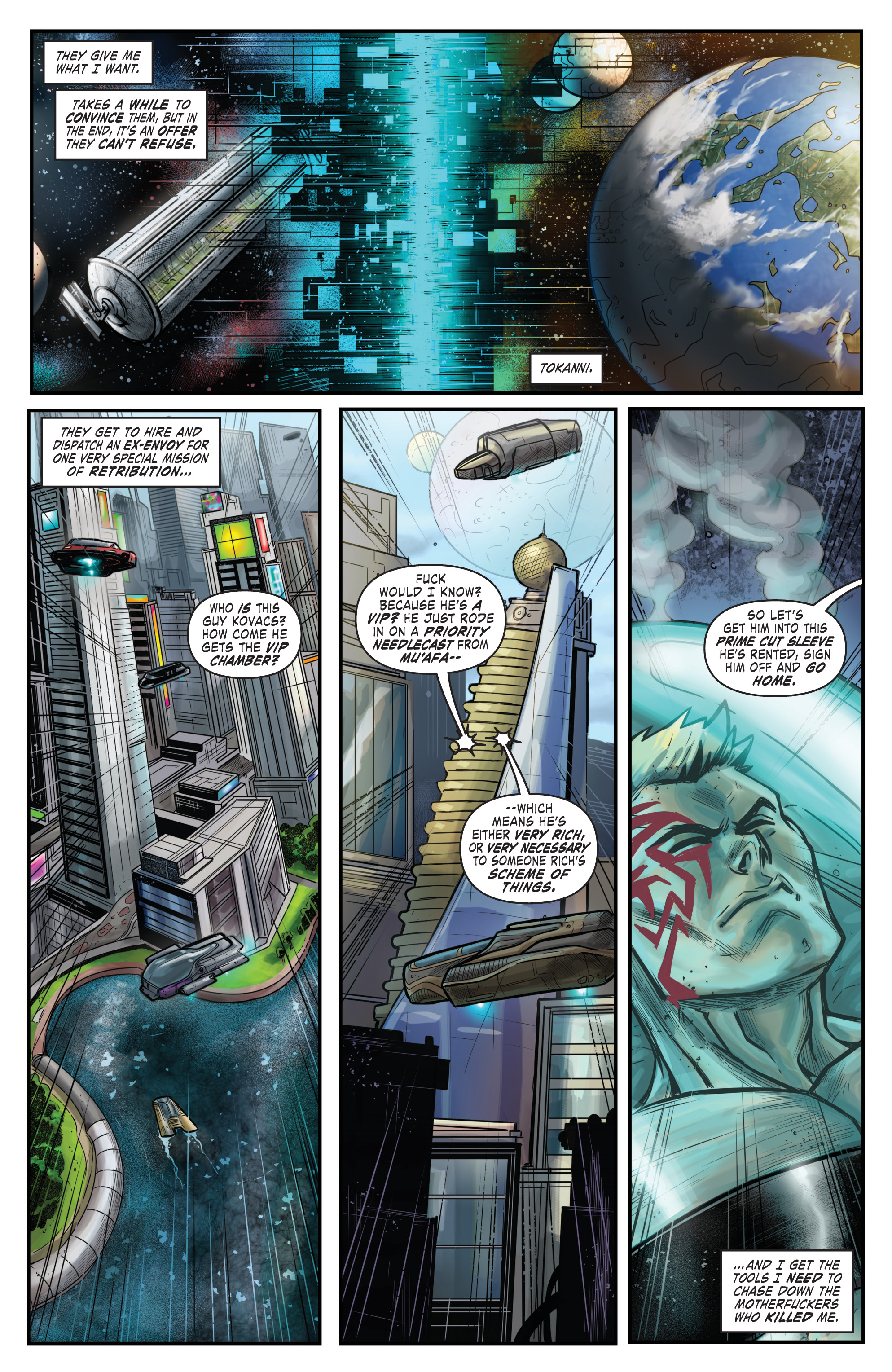 Read online Altered Carbon: Download Blues comic -  Issue # TPB - 97