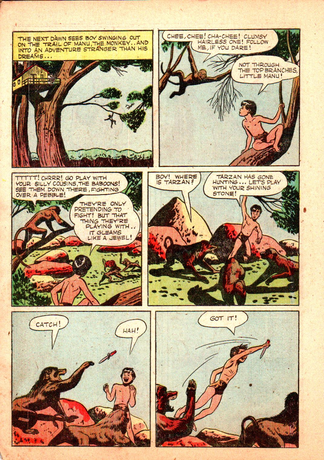 Read online Tarzan (1948) comic -  Issue #3 - 10