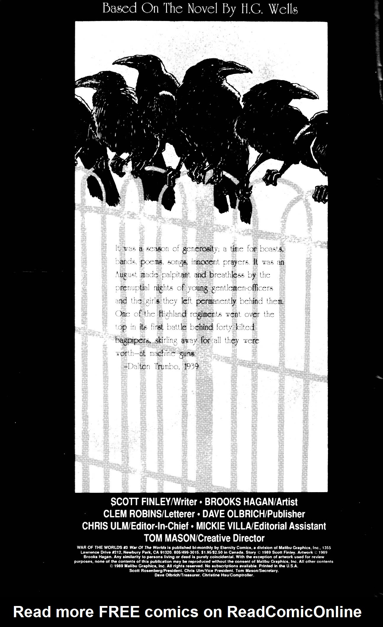 Read online War of the Worlds comic -  Issue #3 - 2