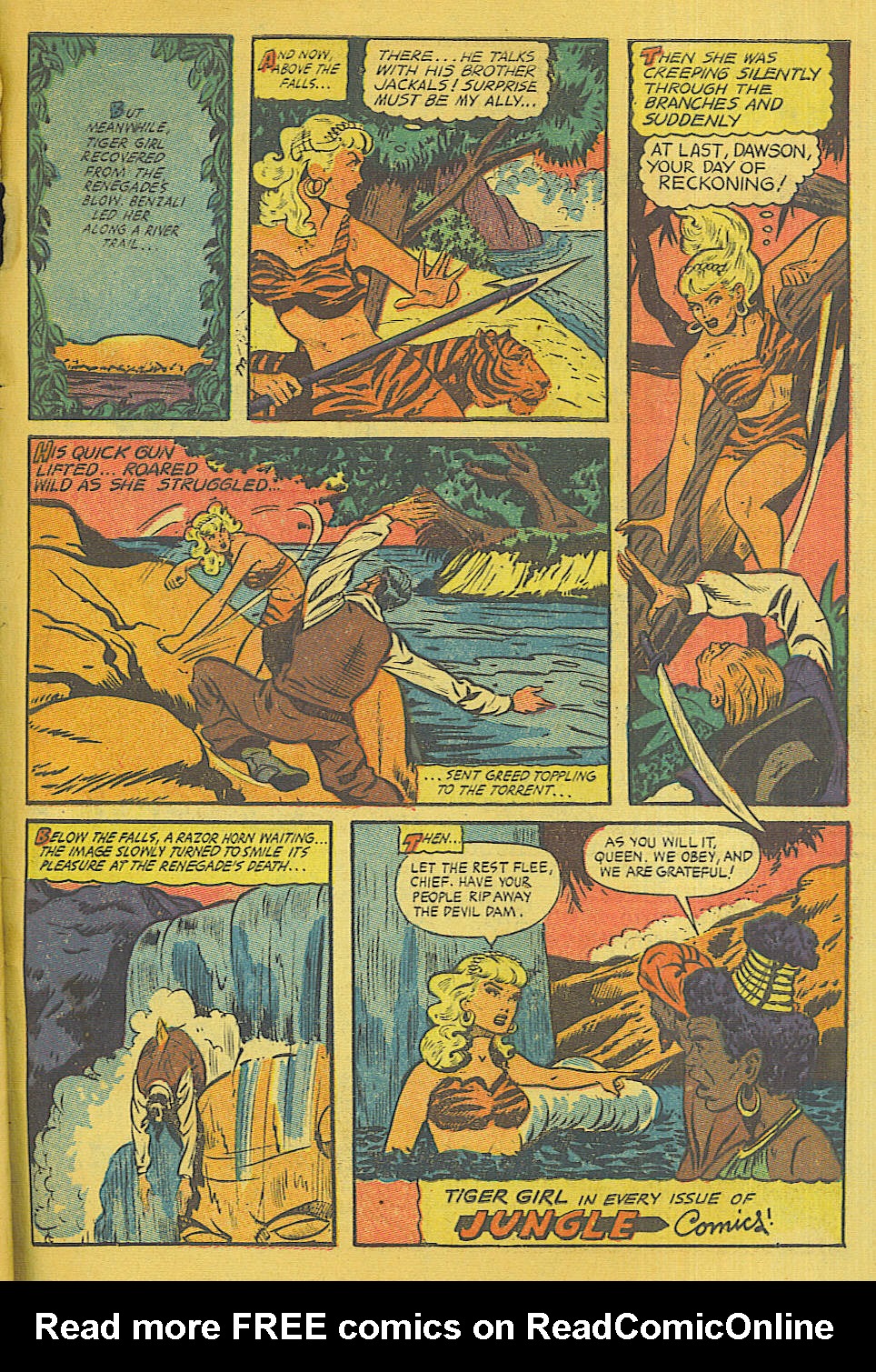 Read online Jungle Comics comic -  Issue #156 - 33