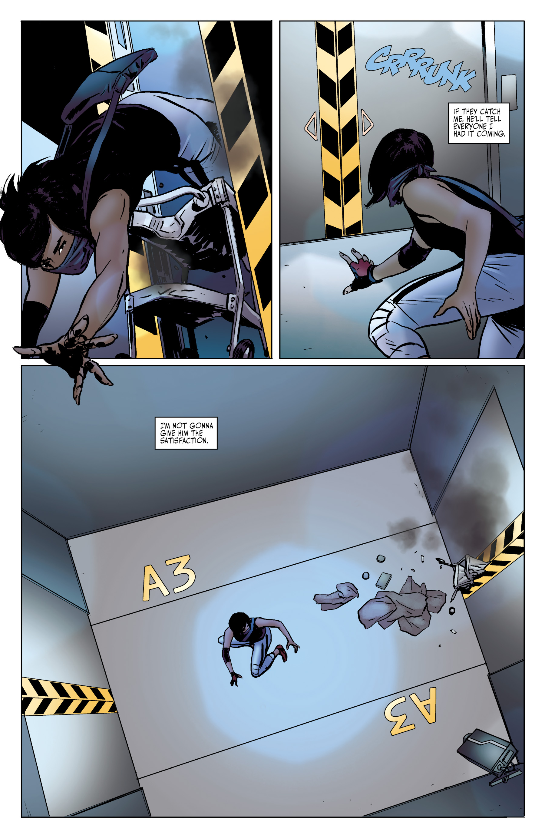 Read online Mirror's Edge: Exordium comic -  Issue #3 - 5